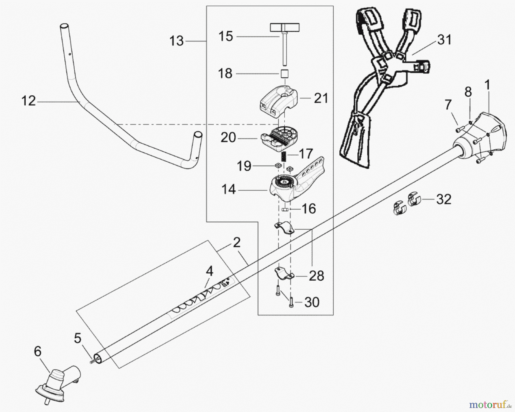  Solo by AL-KO Gartentechnik Motorsensen 142SB ET 092012 Druck 9 142 753 ab 09/2012 [SN: ET 092012 Druck 9 142 753] Seite 6