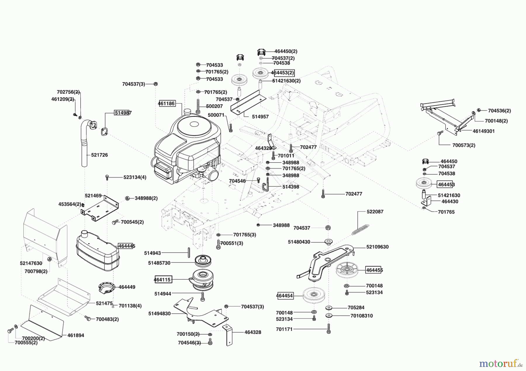 Brill Gartentechnik Rasentraktor Crossover 102-15 H BIO COMBI 11/2012 Seite 4