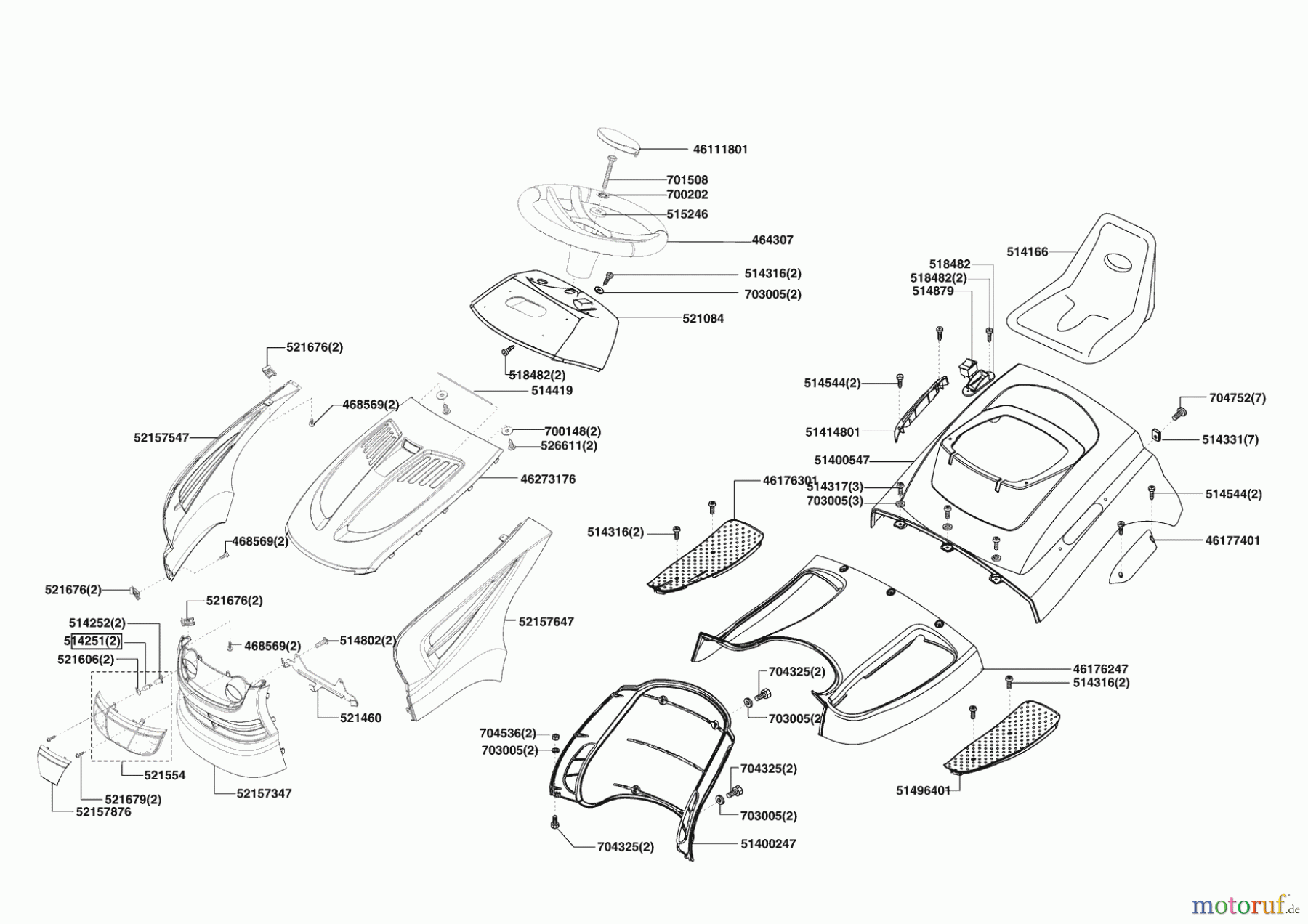  Brill Gartentechnik Rasentraktor Crossover T 92-13 H  11/2012 Seite 1