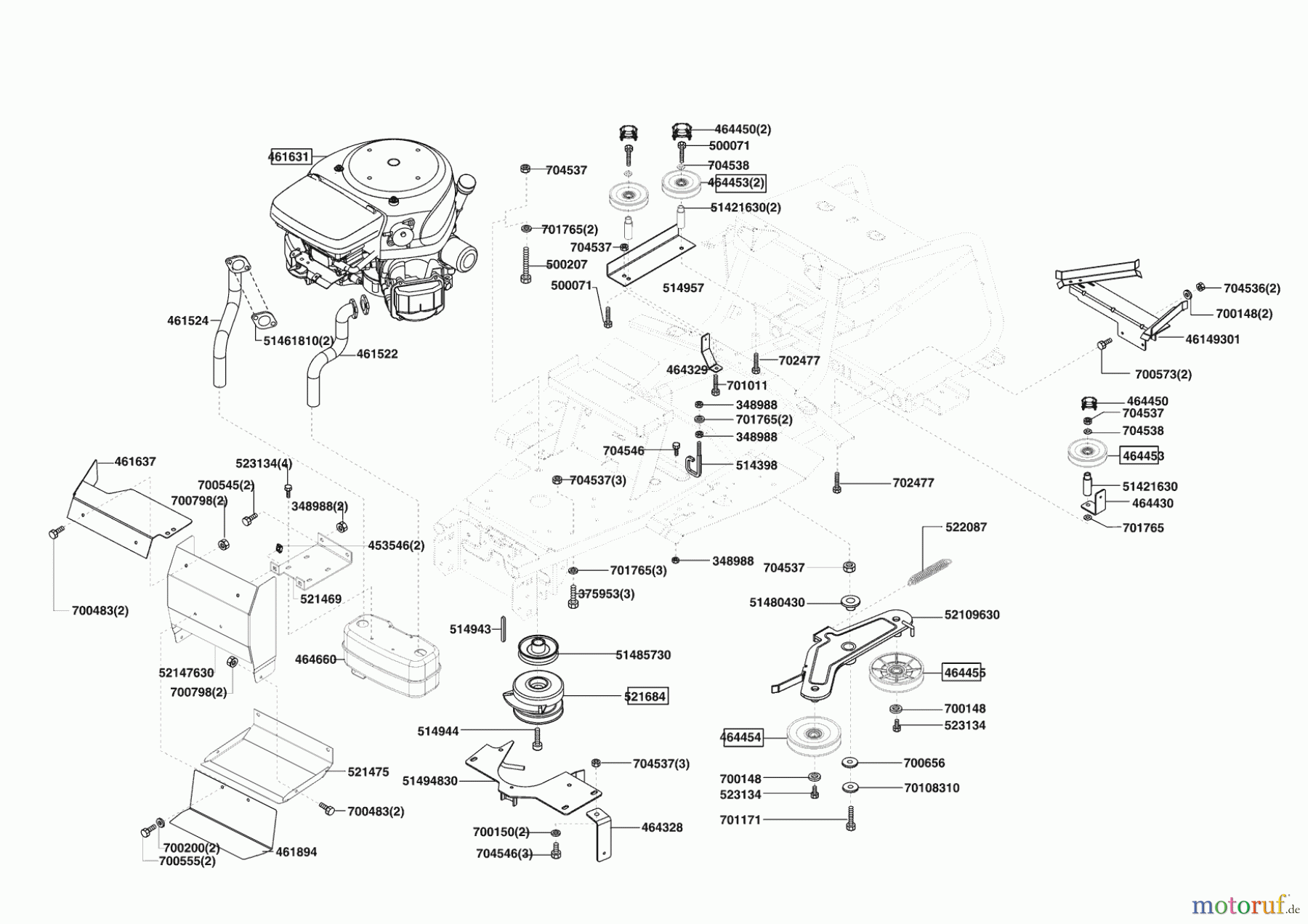  Brill Gartentechnik Rasentraktor Crossover 102-16 H OHV  11/2012 Seite 4