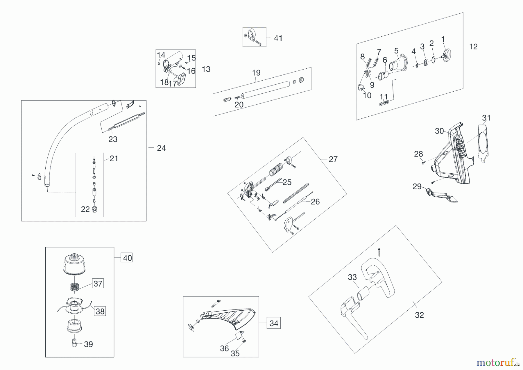 Brill Gartentechnik Motorsensen LT 254 D 11/2012 Seite 1