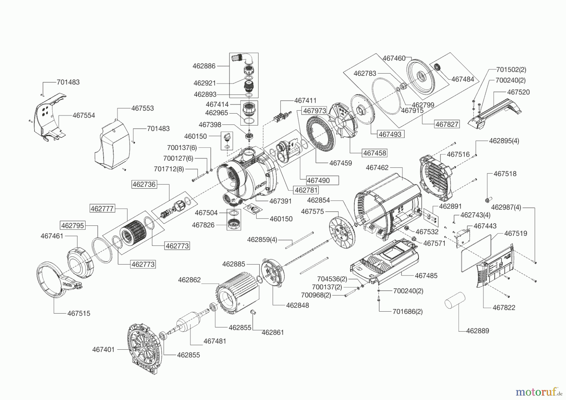  AL-KO Wassertechnik Hauswasserwerke HW 4000 FCS Comfort  01/2013 - 01/2014 Seite 1