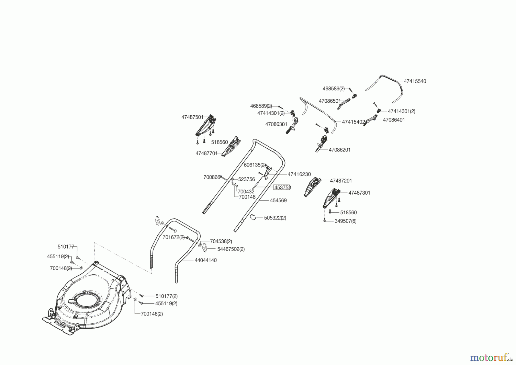  AL-KO Gartentechnik Benzinrasenmäher Highline 523 SP  02/2013 - 05/2013 Seite 2
