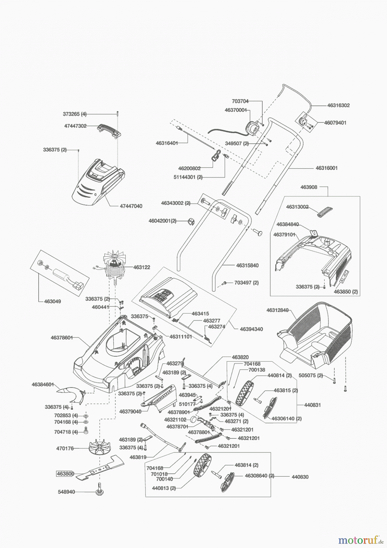 AL-KO Gartentechnik Elektrorasenmäher COMFORT 34 E 06/2013 - 12/2014 Seite 1