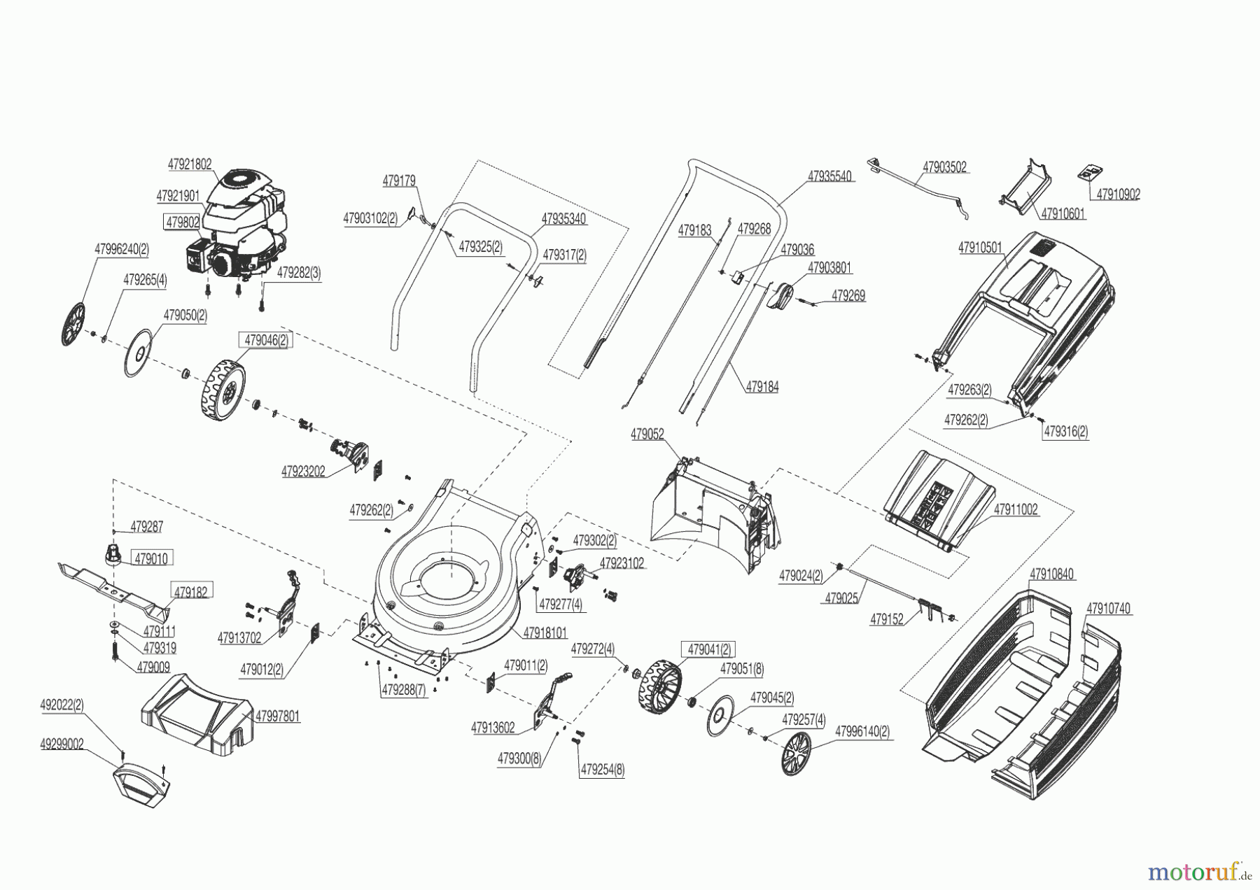 AL-KO Gartentechnik Benzinrasenmäher Classic 4.24 P-S 10/2013 Seite 1