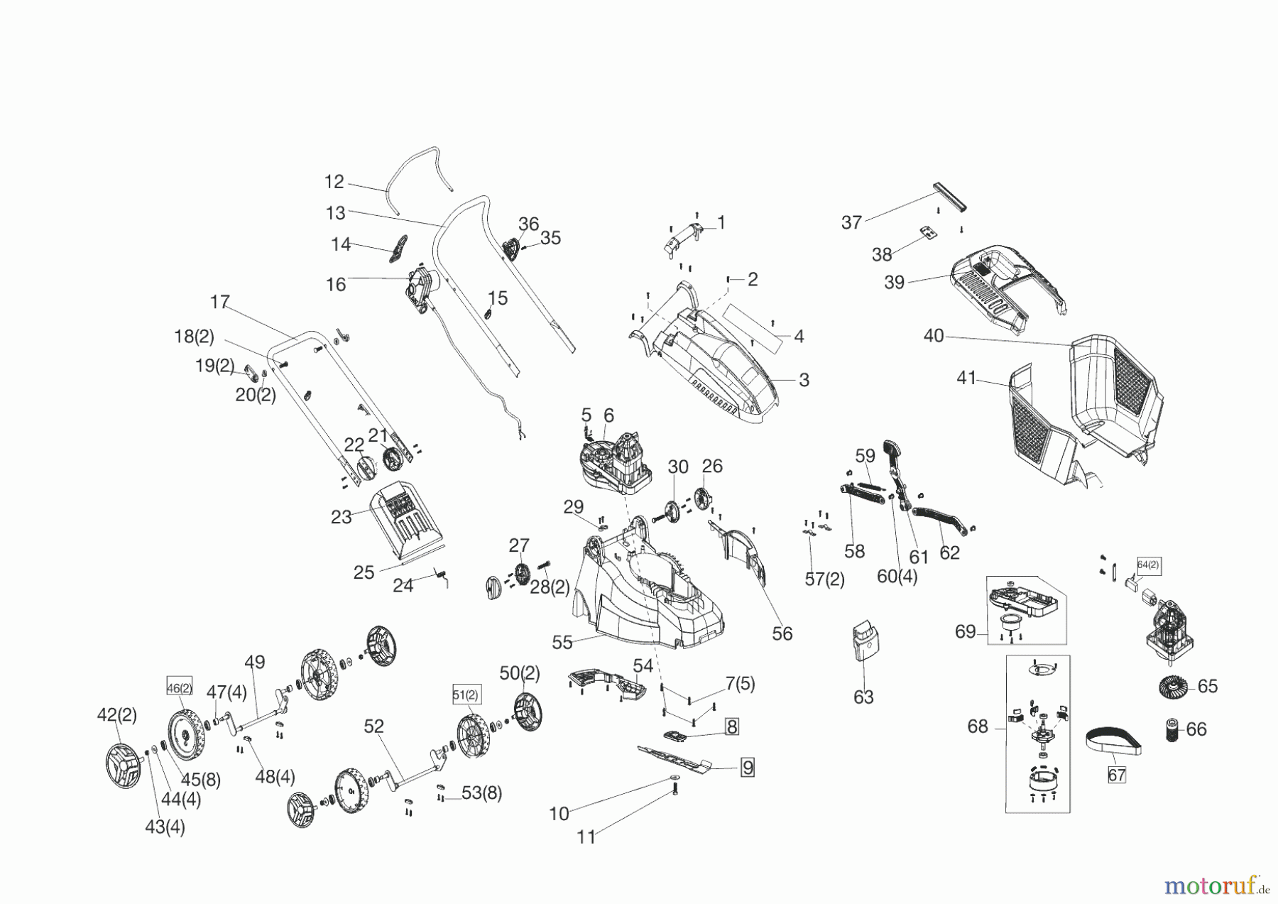 AL-KO Gartentechnik Elektrorasenmäher MX-EM-42P 10/2013 Seite 1