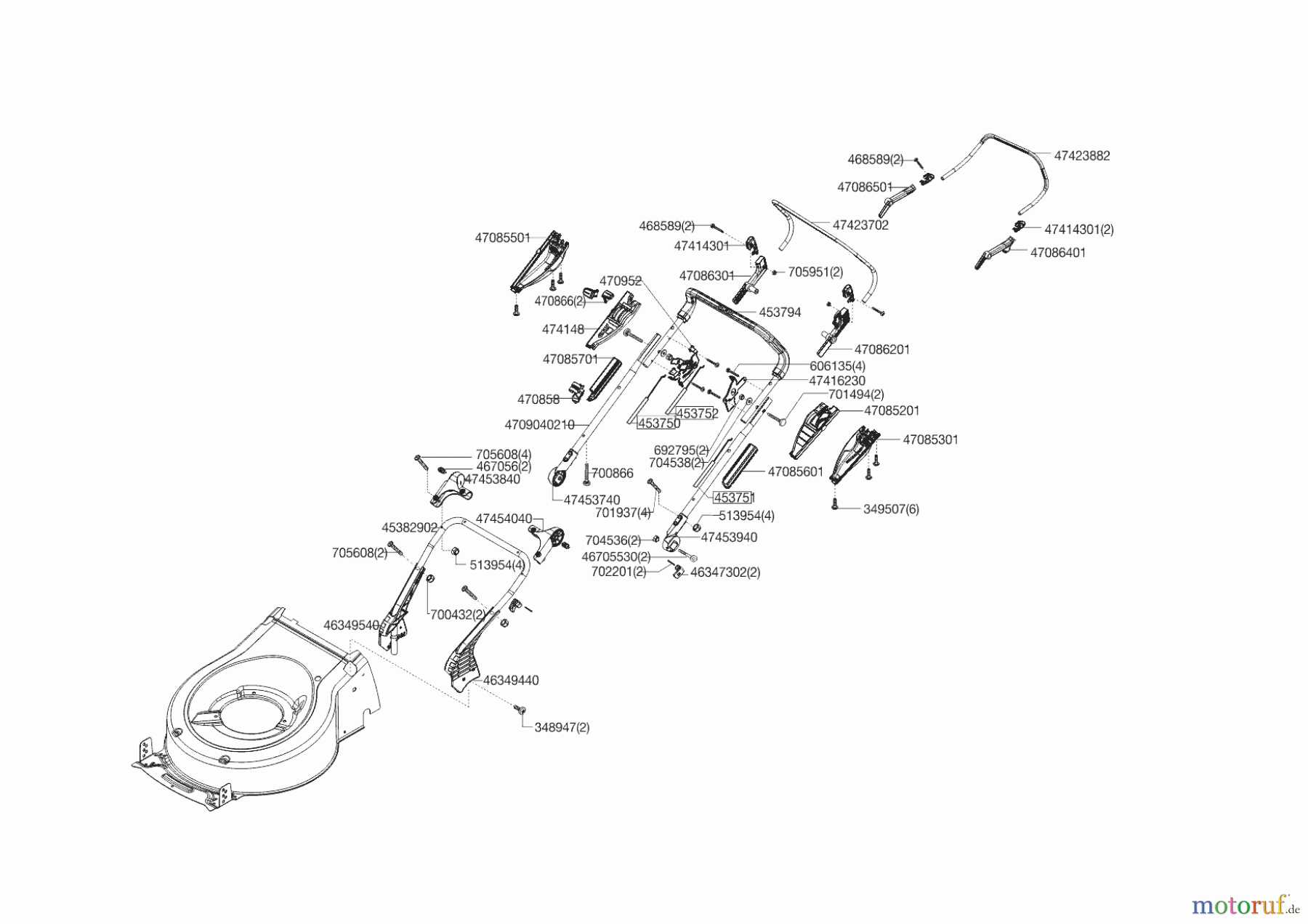 Powerline Gartentechnik Benzinrasenmäher 5204 VS-H 10/2013 Seite 2