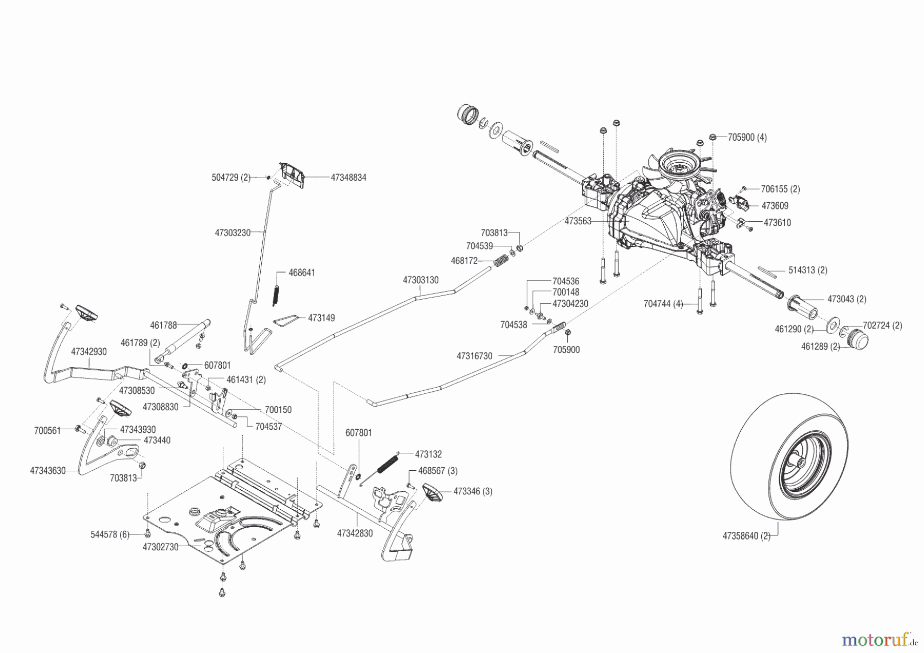  Powerline Gartentechnik Rasentraktor T 18-95.4 HD  12/2013 - 09/2014 Seite 4