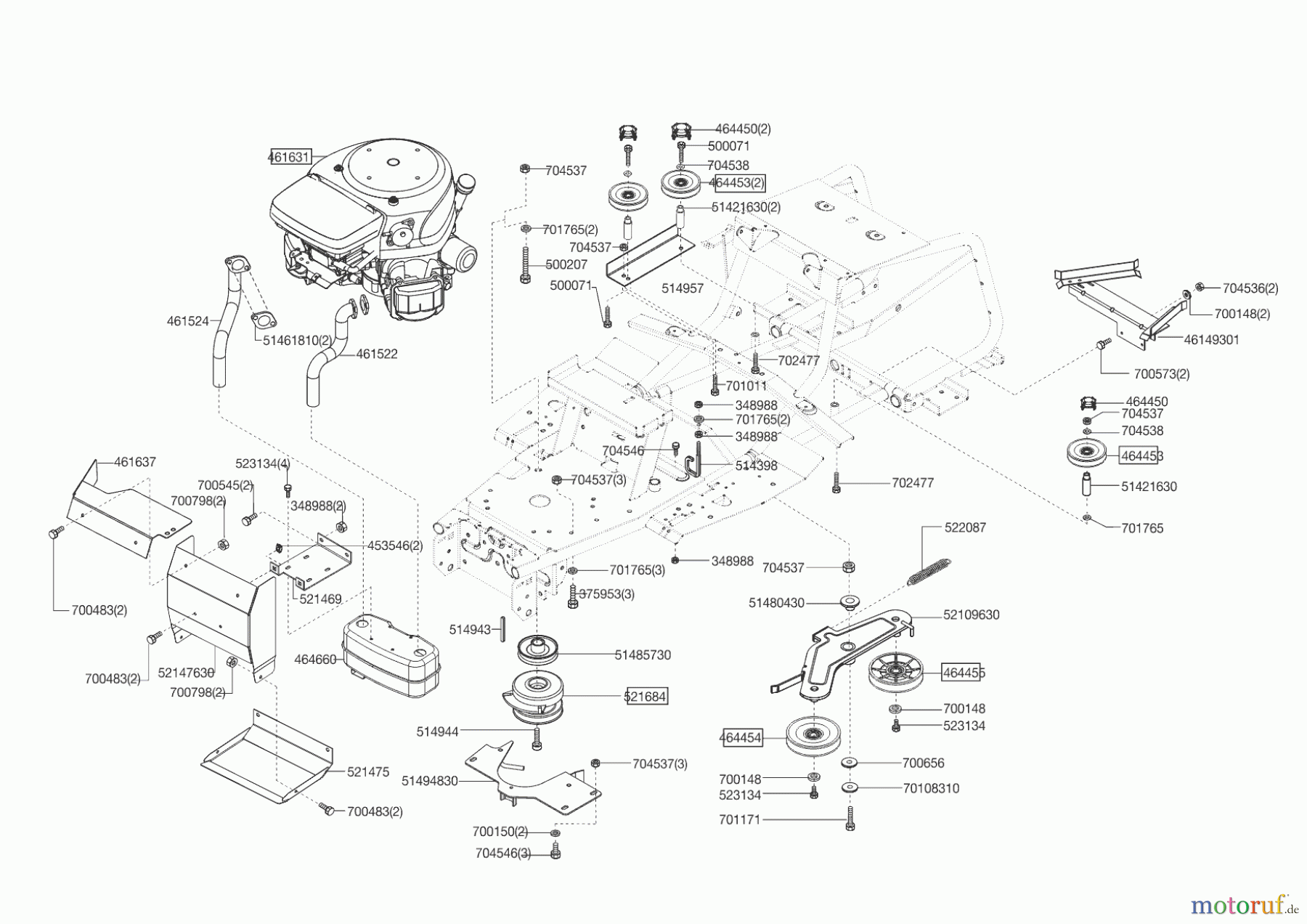 Powerline Gartentechnik Rasentraktor T 16-92 HD-H Edition 12/2013 Seite 4