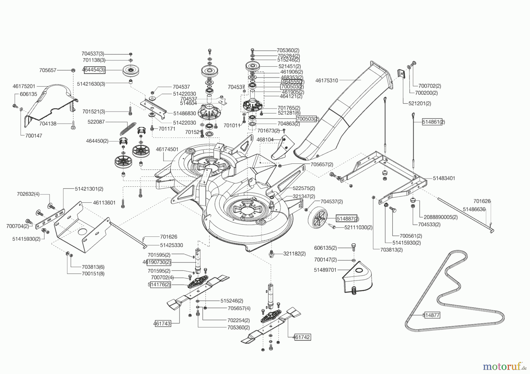 Powerline Gartentechnik Rasentraktor T 16-92 HD-H Edition 12/2013 Seite 5