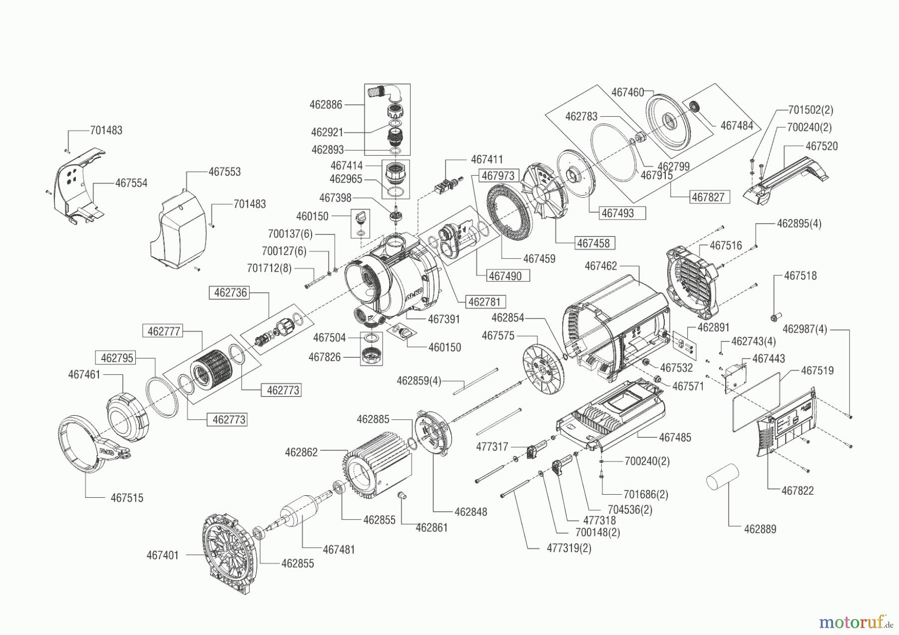 AL-KO Wassertechnik Hauswasserwerke HW 4000 FCS Comfort ab 01/2014 Seite 1