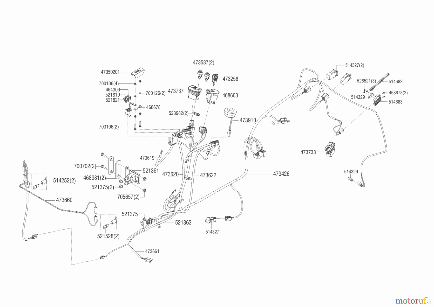  Powerline Gartentechnik Rasentraktor T23-125.4 HD V2 (ohne Mähwerk)  02/2014 Seite 8