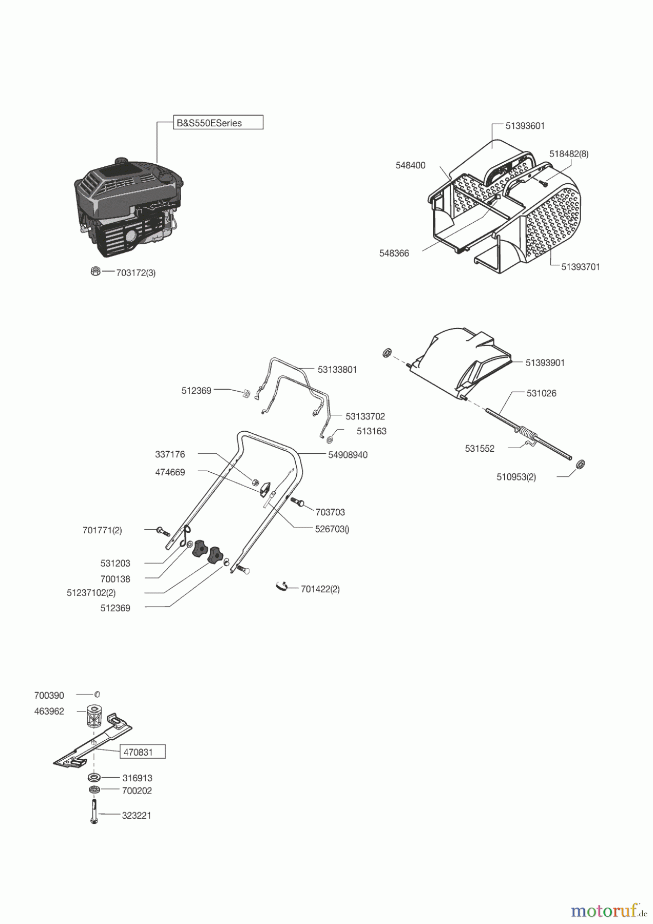 AL-KO Gartentechnik Benzinrasenmäher Hofer Plus 3R ab 12/2014 Seite 1