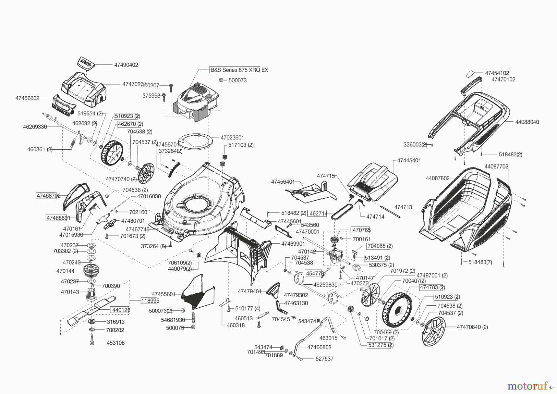AL-KO Gartentechnik Benzinrasenmäher Highline 525 VS 02/2015 - 03/2015 Seite 1