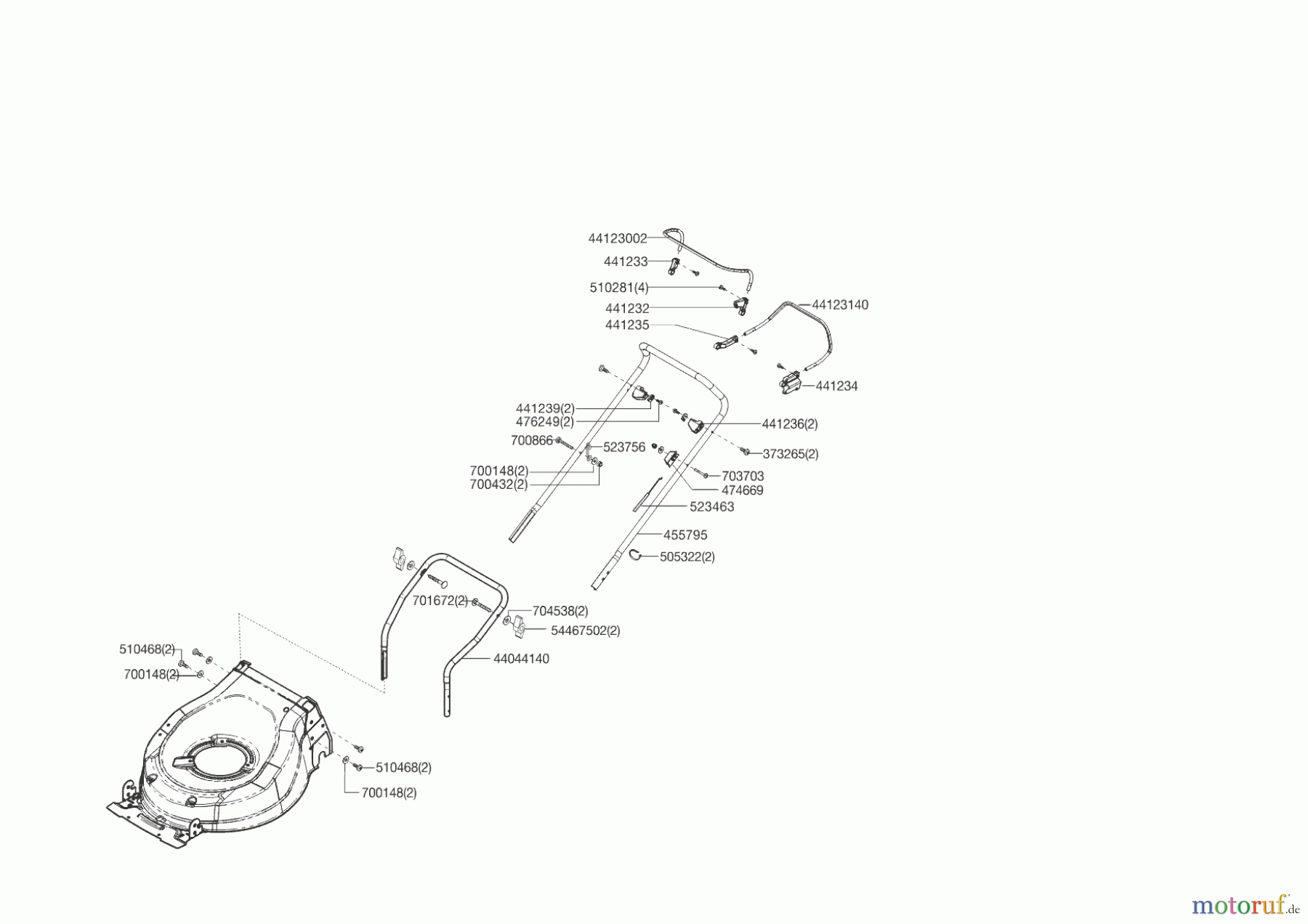 AL-KO Gartentechnik Benzinrasenmäher Highline 475 SP-A ab 03/2015 Seite 2