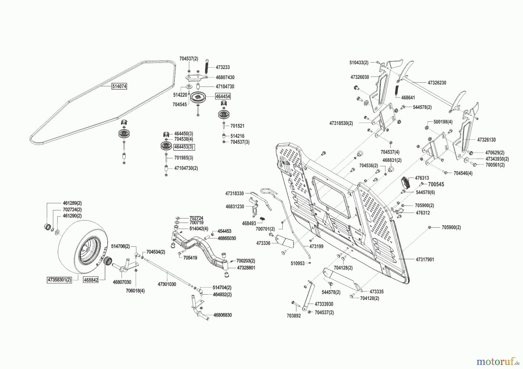 Solo by AL-KO Gartentechnik Rasentraktor T 16-95.5 HD V2 03/2015 - 05/2015 Seite 3