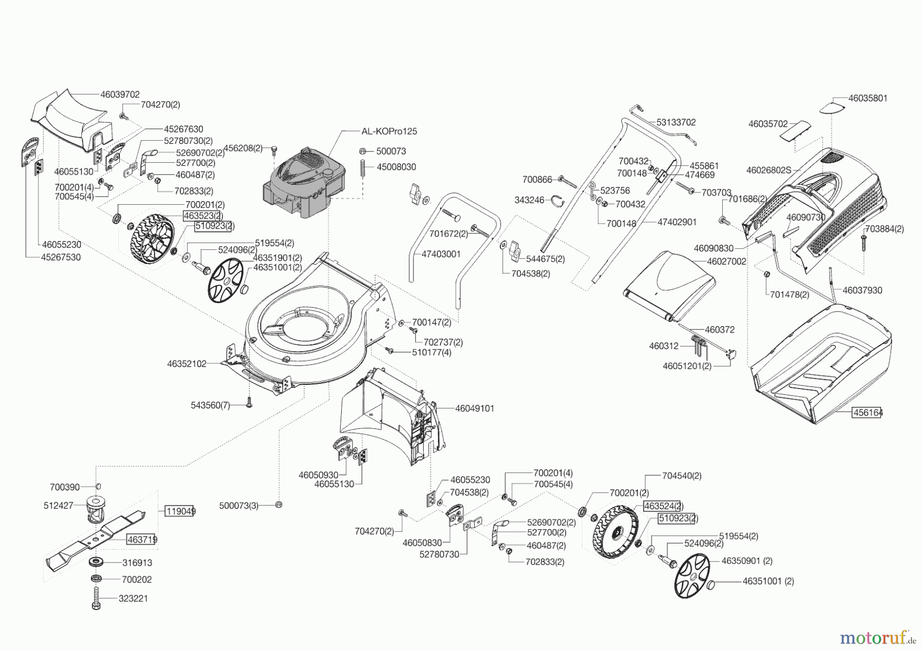 Solo by AL-KO Gartentechnik Benzinrasenmäher 4215 P-A 03/2015 - 08/2016 Seite 1