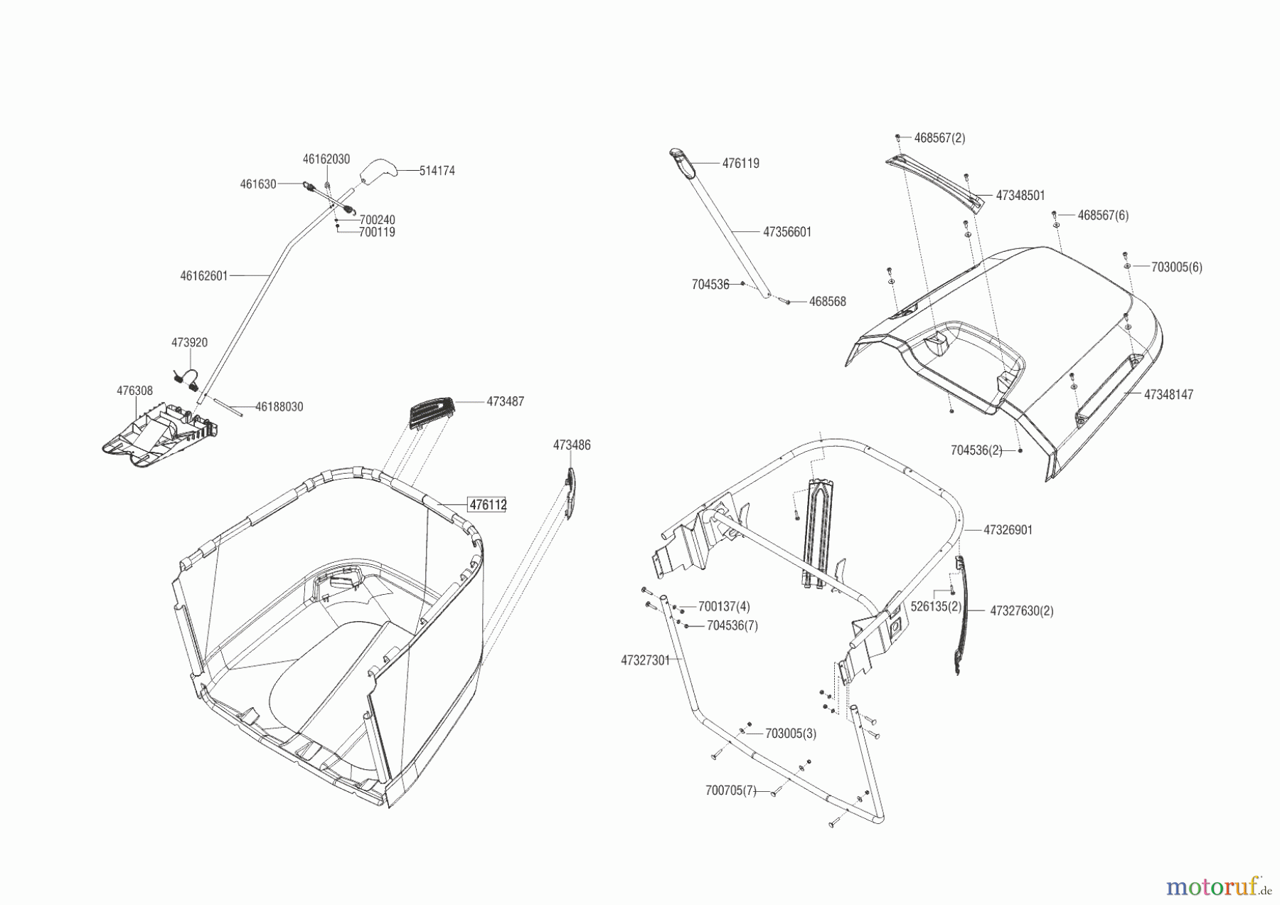  Brill Gartentechnik Rasentraktor Crossover T 125/23 H  ab 05/2015 Seite 8