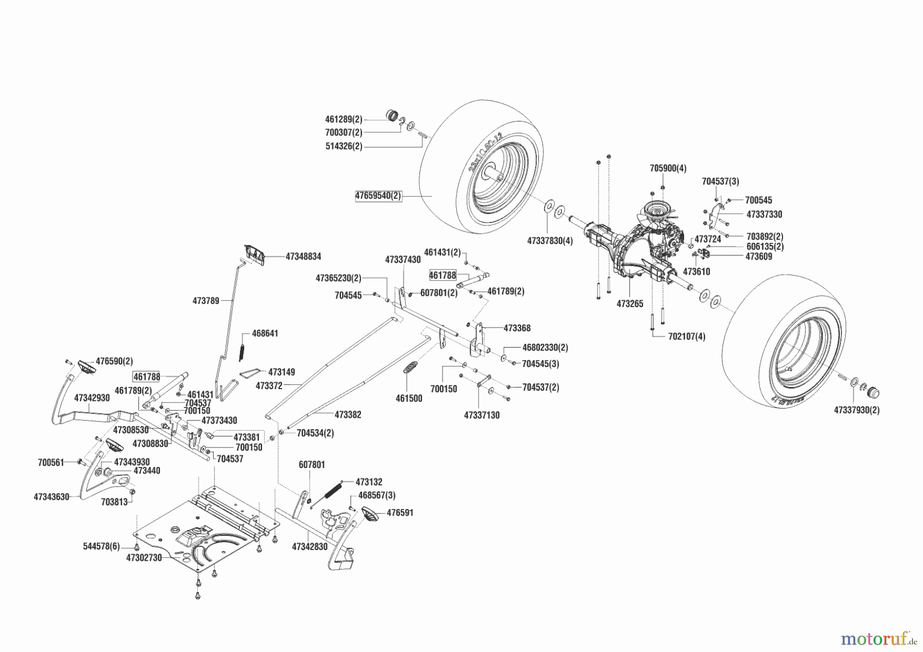  Powerline Gartentechnik Rasentraktor  T23-125.4 HD V2  06/2015 - 09/2016 Seite 4