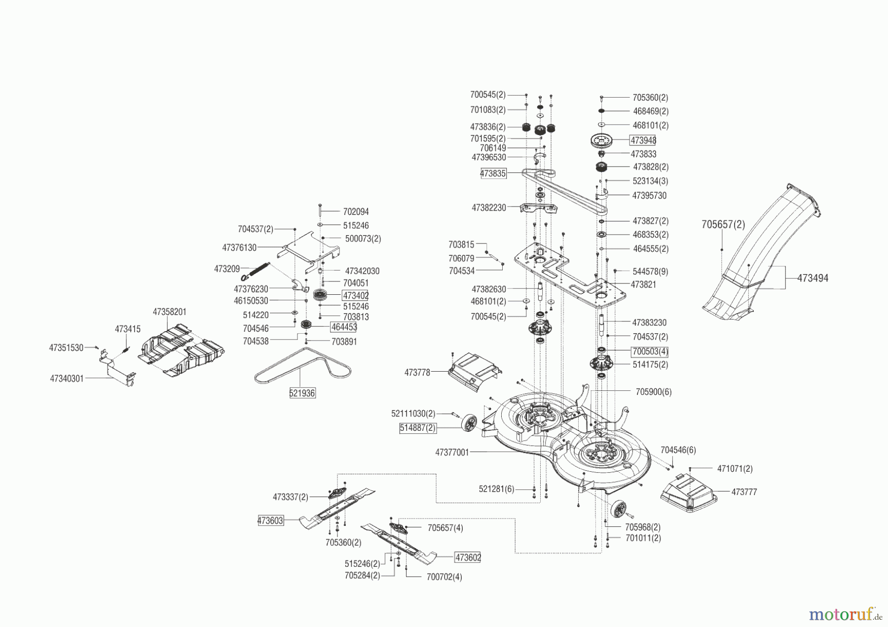 Powerline Gartentechnik Rasentraktor T23-125.4 HD V2 06/2015 - 09/2016 Seite 6