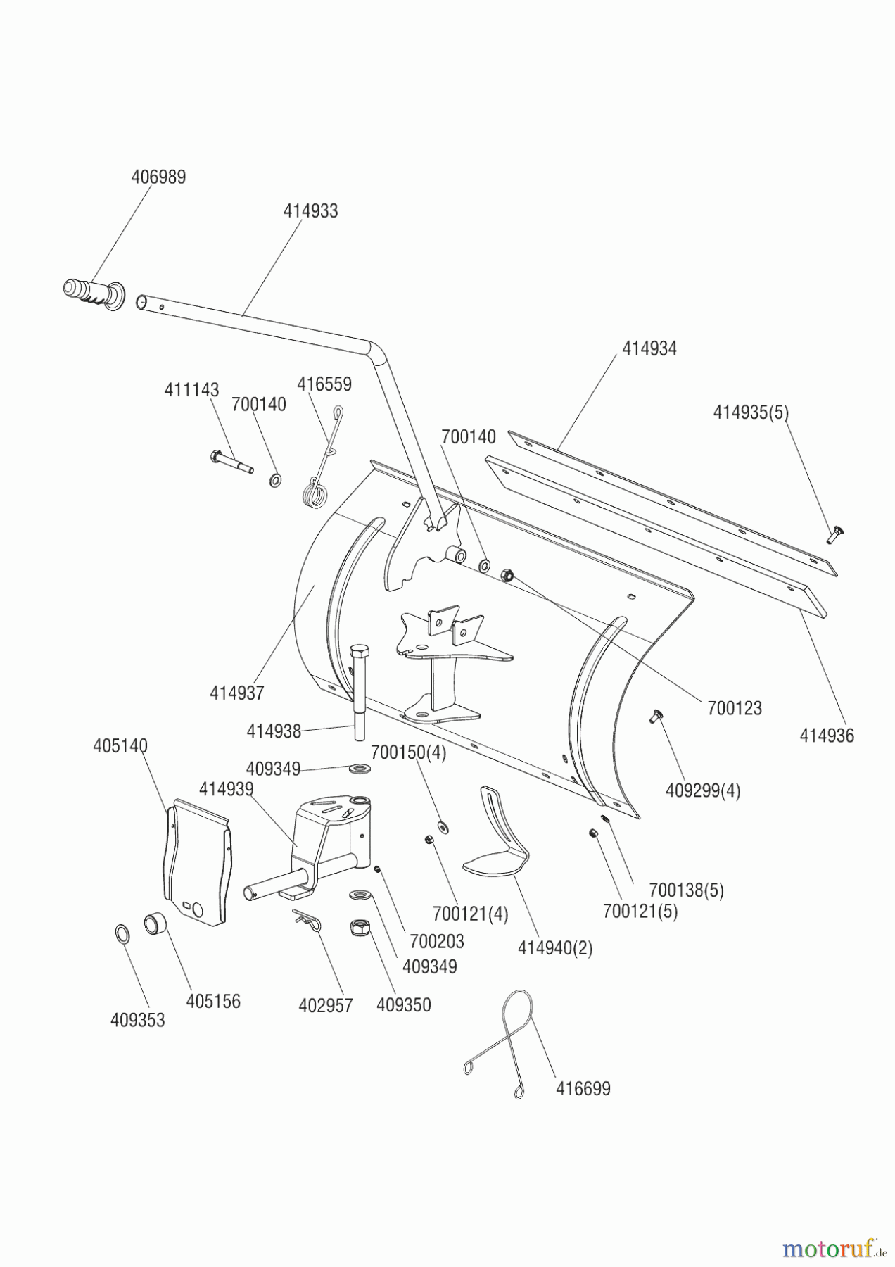 AL-KO Gartentechnik Zubehör Gartentechnik UNIVERSALSCHNEERÄUMSCHILD SRS 850 ab 08/2015 Seite 1