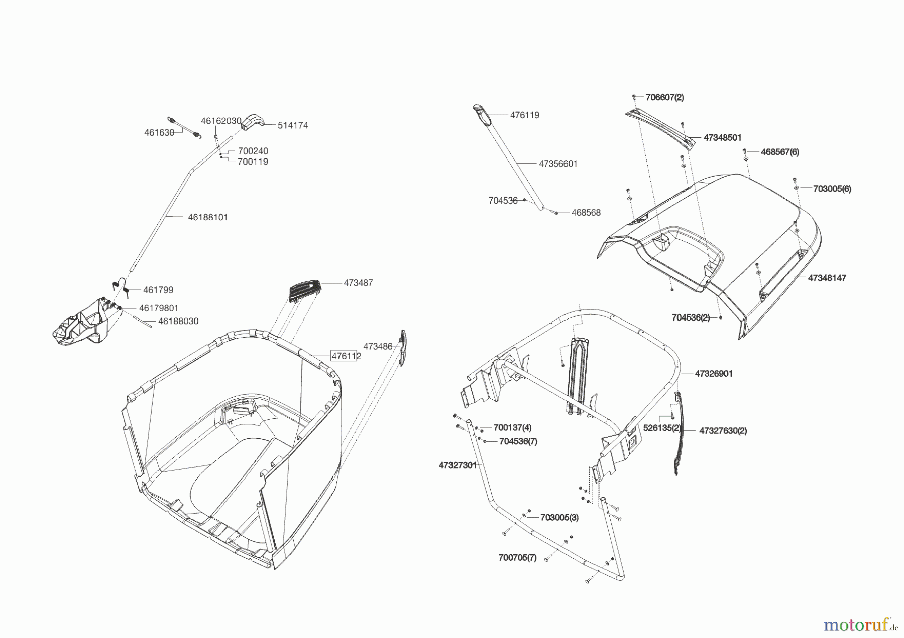  Brill Gartentechnik Rasentraktor Crossover T 95/13 H   12/2015 - 03/2016 Seite 8