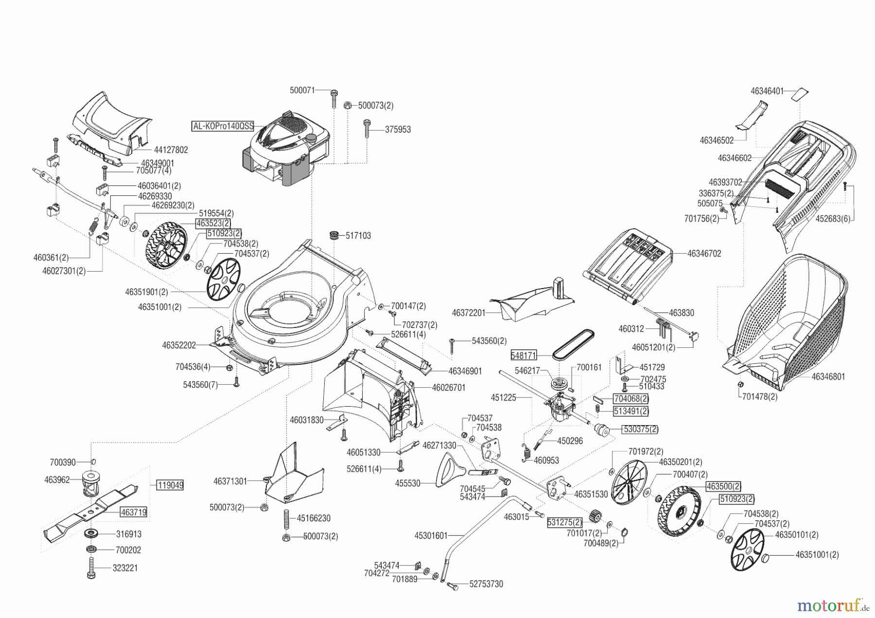 Solo by AL-KO Gartentechnik Benzinrasenmäher 4236 SP-A 01/2016 Seite 1