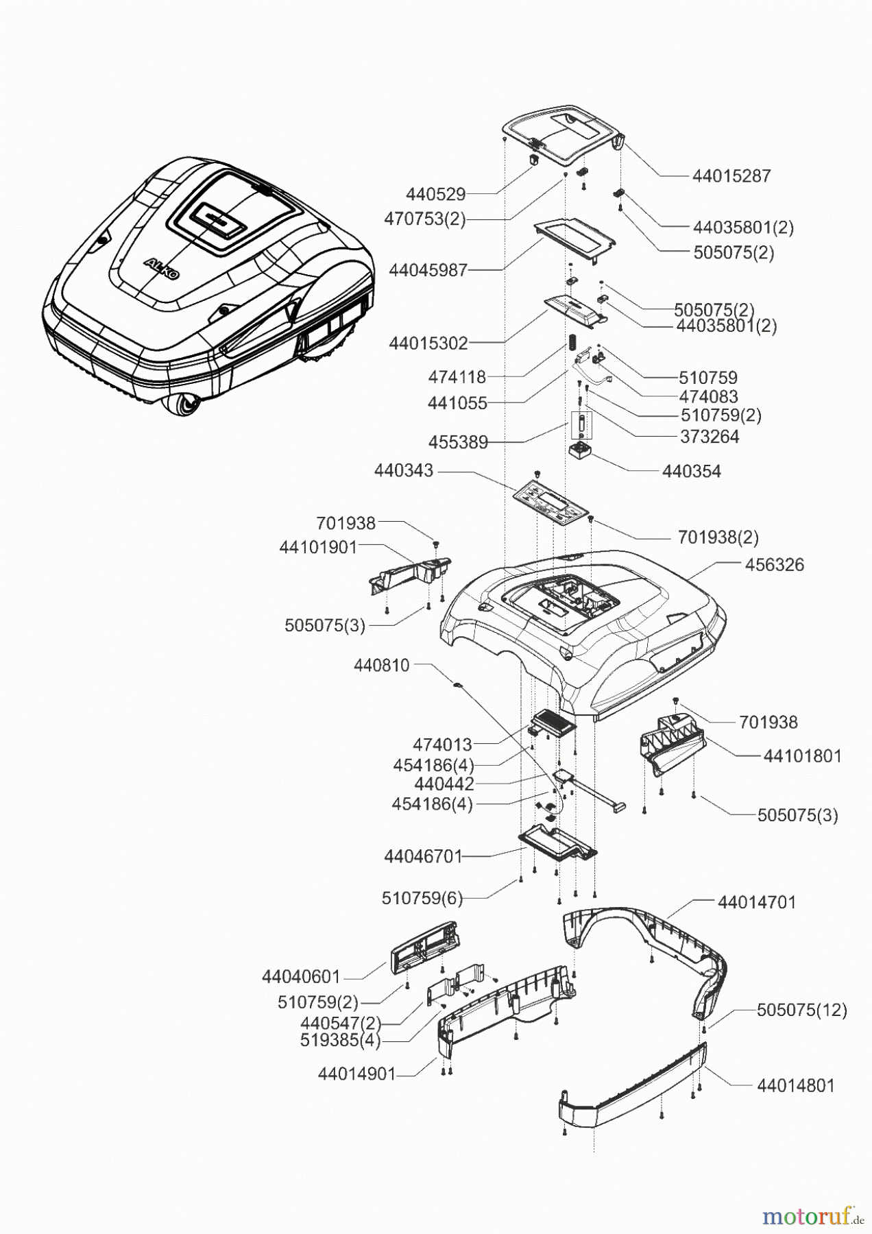  AL-KO Gartentechnik Robolinho 4000  ab 08/2016 Seite 1
