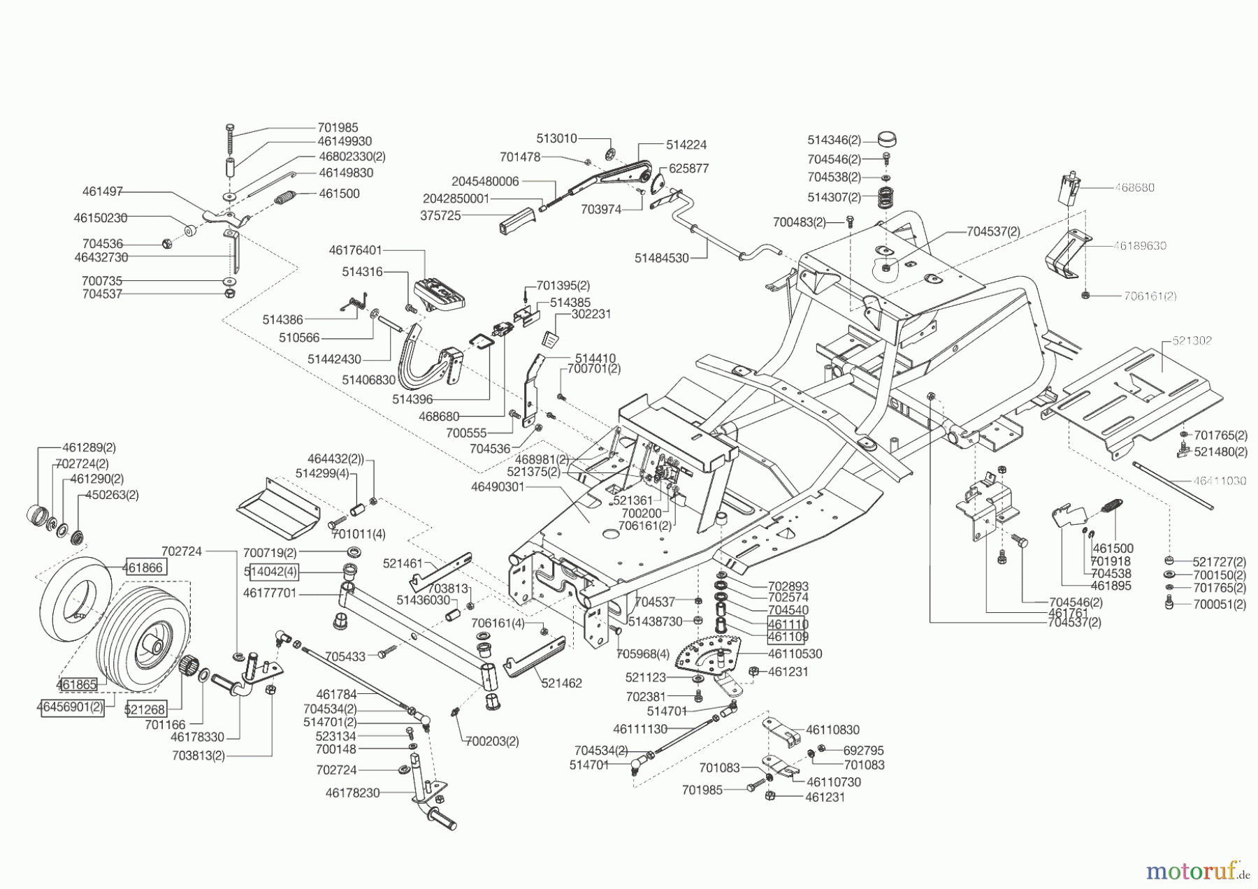 Solo by AL-KO Gartentechnik Rasentraktor T15-110.6 HDS-A ab 09/2016 Seite 2