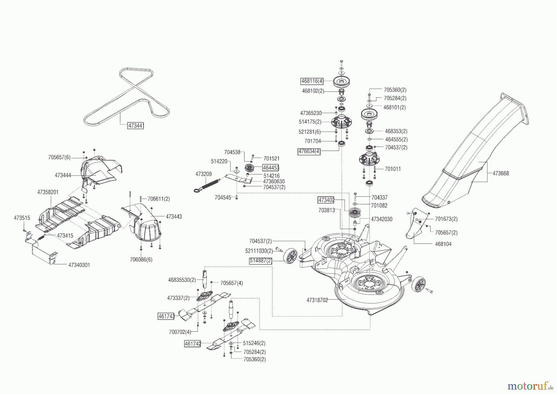 Solo by AL-KO Gartentechnik Rasentraktor T16-95.6 HD V2 10/2016 - 04/2018 Seite 6