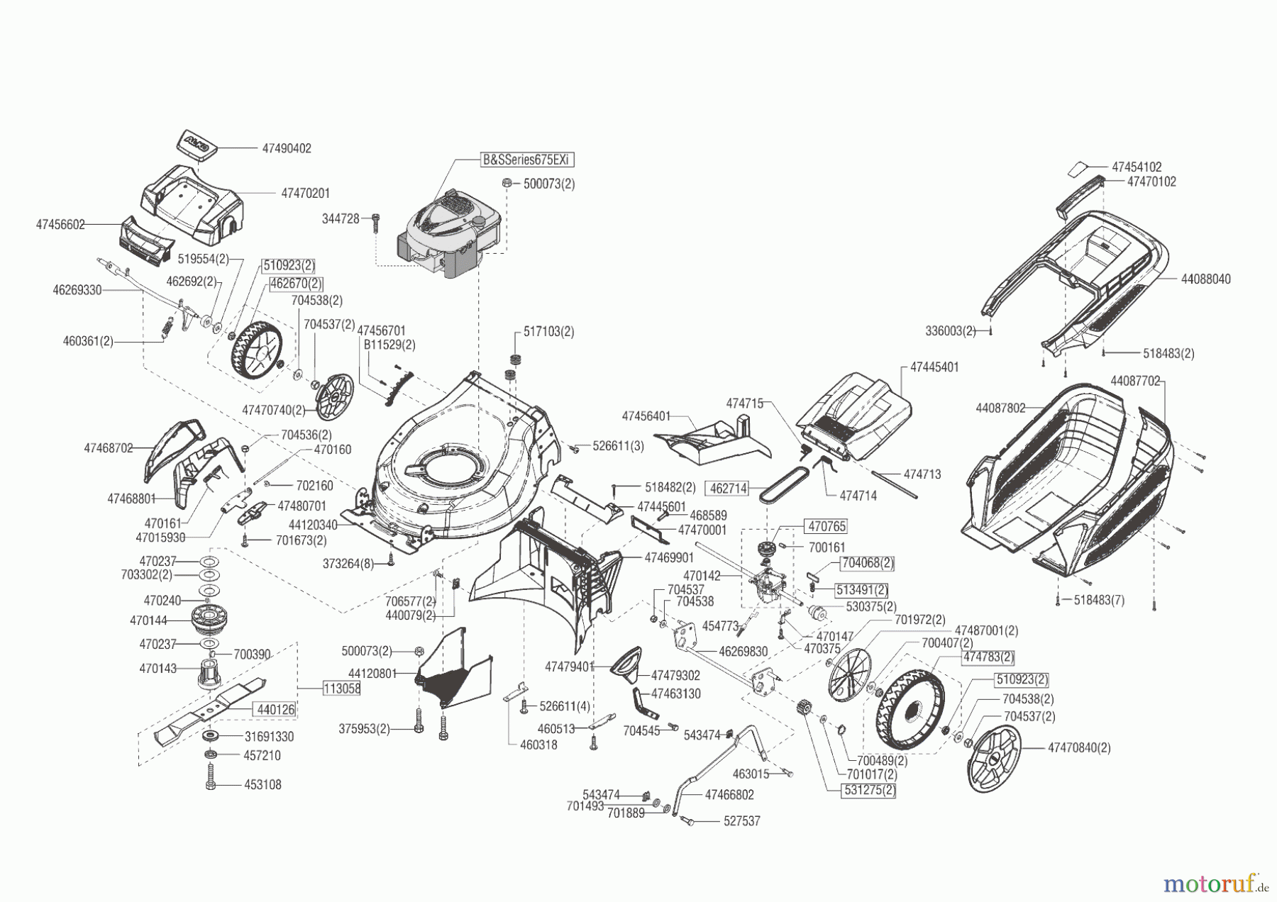 AL-KO Gartentechnik Benzinrasenmäher 527 VS HIGHLINE 02/2017 - 12/2017 Seite 1