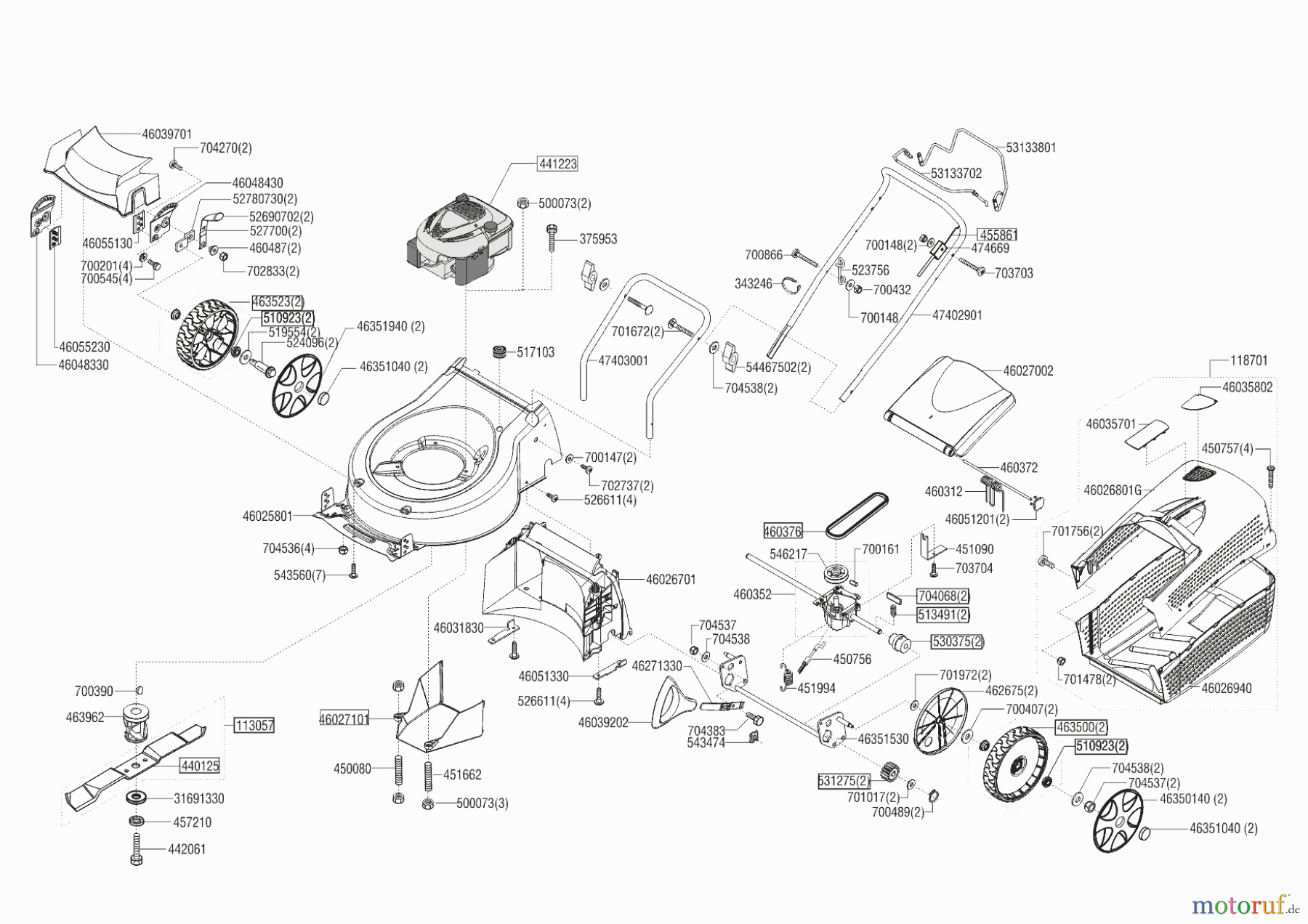 AL-KO Gartentechnik Benzinrasenmäher 4.67 SP-A CLASSIC EDITION 02/2017 Seite 1
