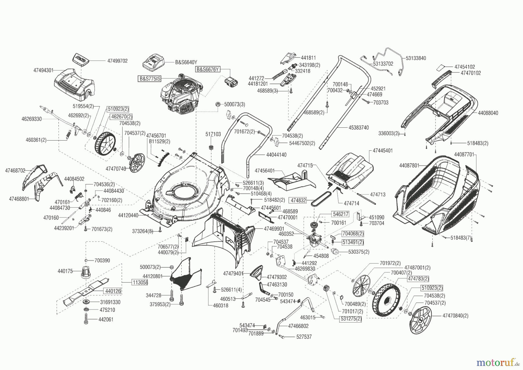 AL-KO Gartentechnik Benzinrasenmäher 51.5 SPI EDITION 11/2017 - 03/2019 Seite 1