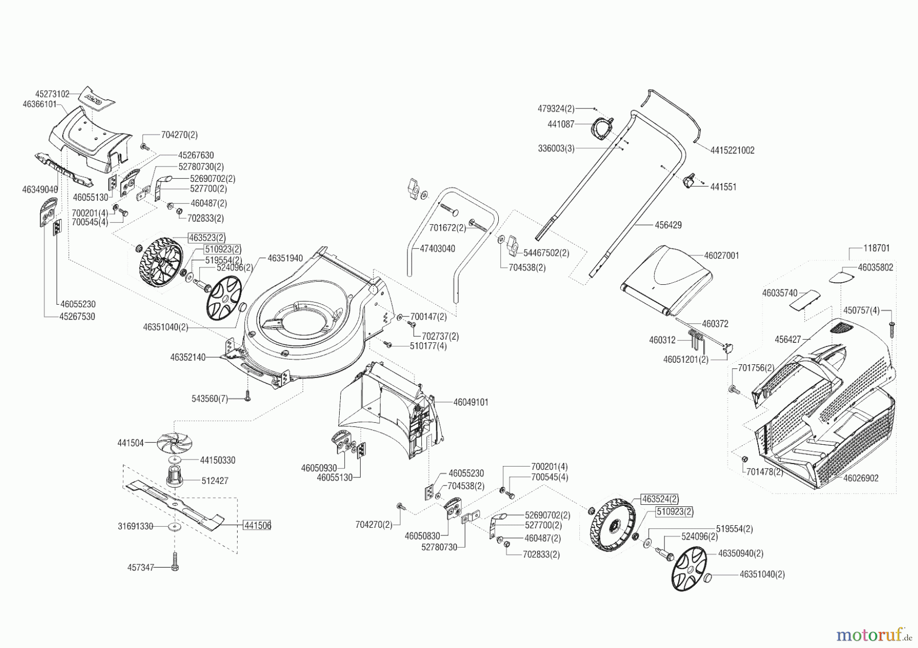  AL-KO Gartentechnik Akkurasenmäher 42.5 LI MOWEO  ab 03/2018 Seite 1