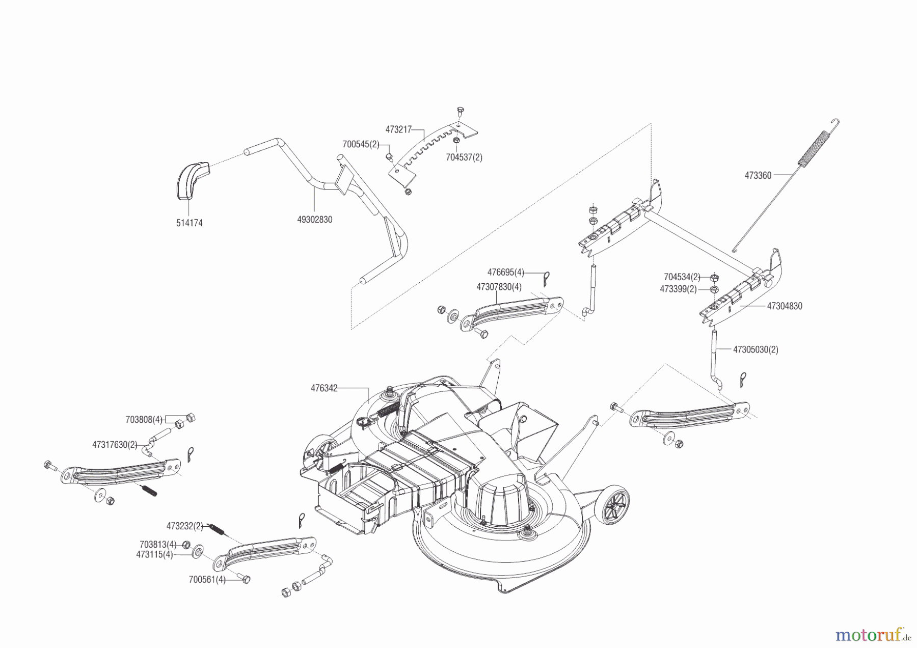 Solo by AL-KO Gartentechnik Rasentraktor T16-103.7 HD V2 COMFORT ab 04/2018 Seite 5