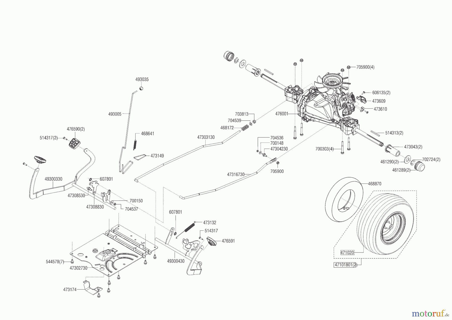 Solo by AL-KO Gartentechnik Rasentraktor T22-111.7 HDS-A V2 COMFORT 04/2018 - 04/2020 Seite 4