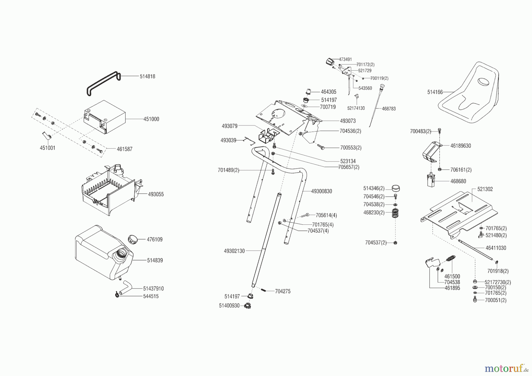 Solo by AL-KO Gartentechnik Rasentraktor T22-111.7 HDS-A V2 COMFORT 04/2018 - 04/2020 Seite 7