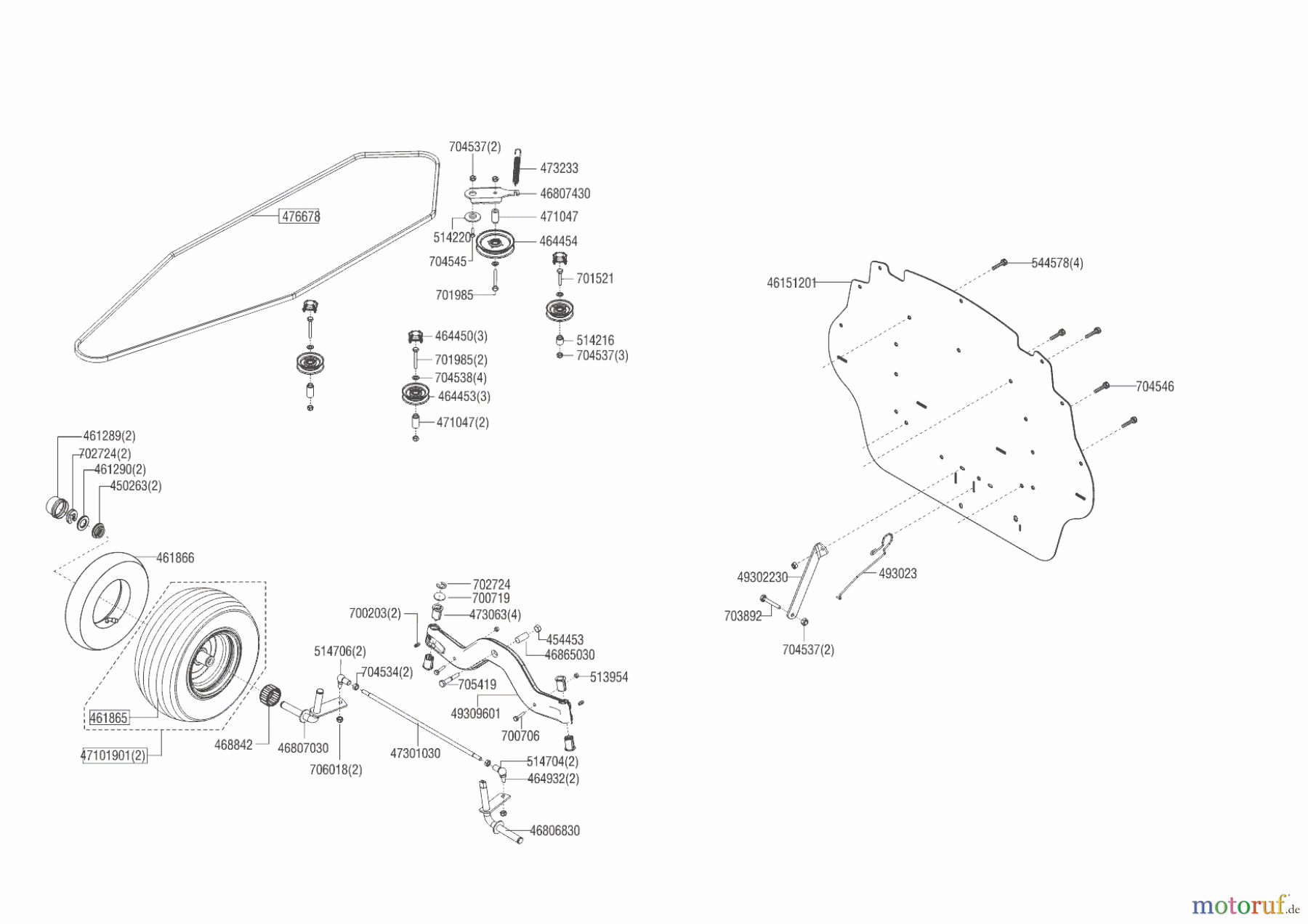 Solo by AL-KO Gartentechnik Rasentraktor T13-93.7 HDS-A COMFORT ab 04/2018 Seite 3