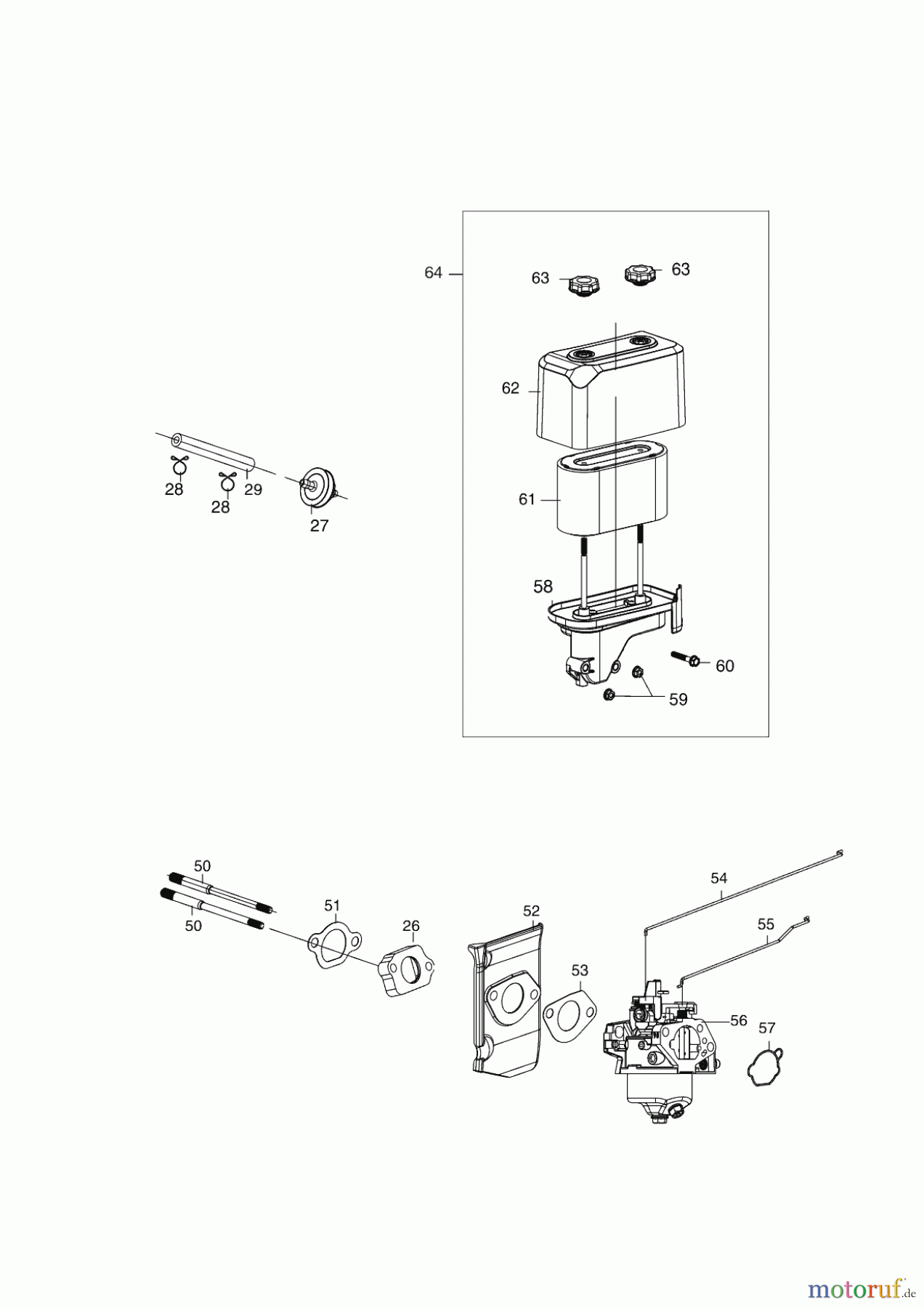 AL-KO Gartentechnik Benzinmotoren BENZIN MOTOR LC1P85FA PRO350 352 CC 04/2018 Seite 5