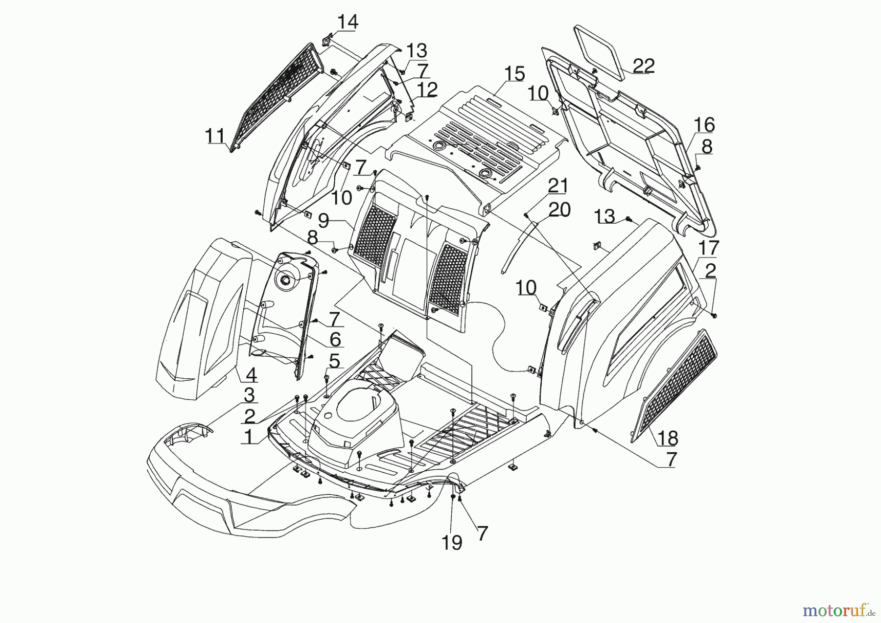 Solo by AL-KO Gartentechnik Aufsitzmäher RIDER R7-65.8 HD 12/2018 - 08/2020 Seite 15