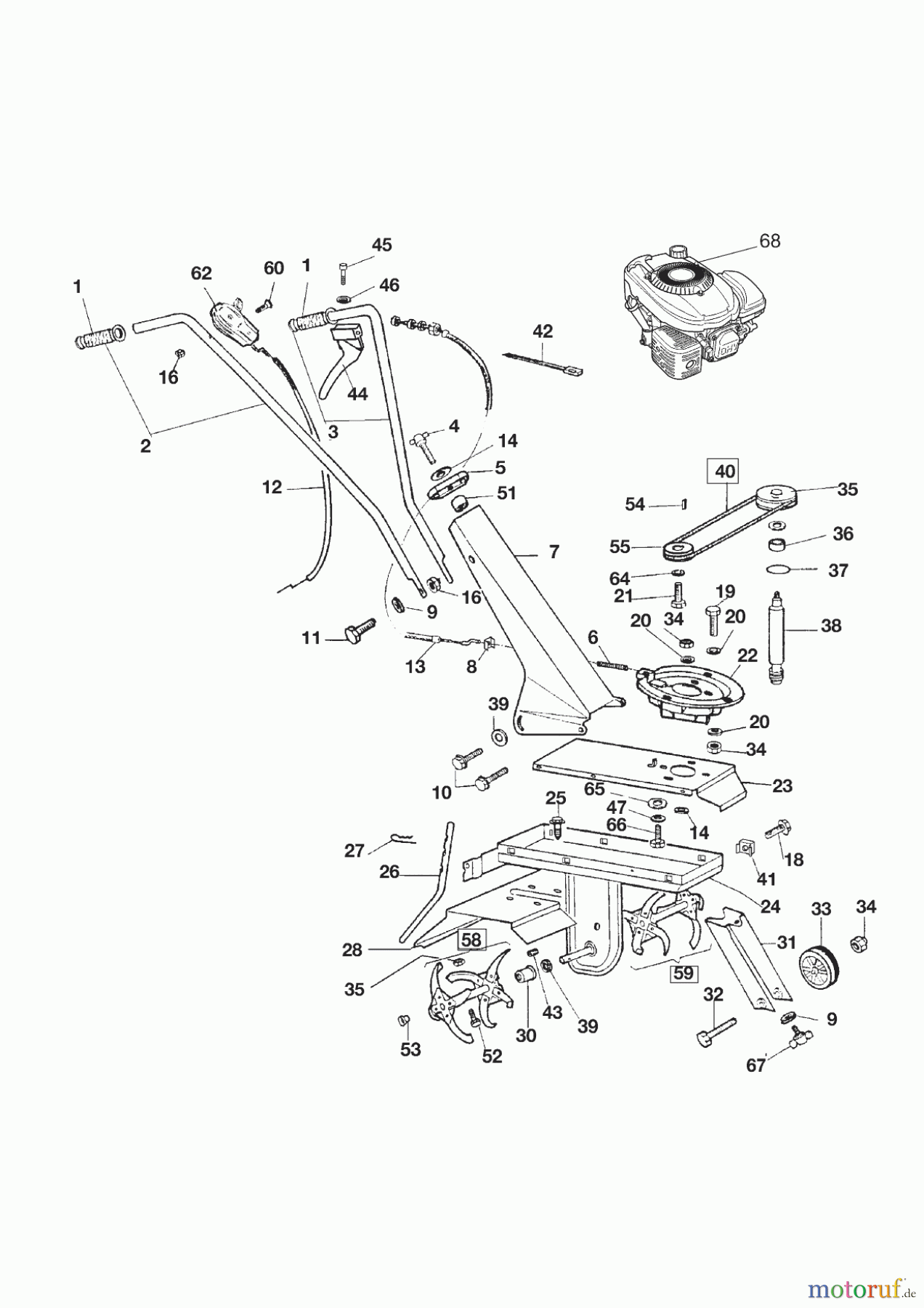  AL-KO Gartentechnik Motorhacken MH 350-9 LM  02/2019 Seite 1