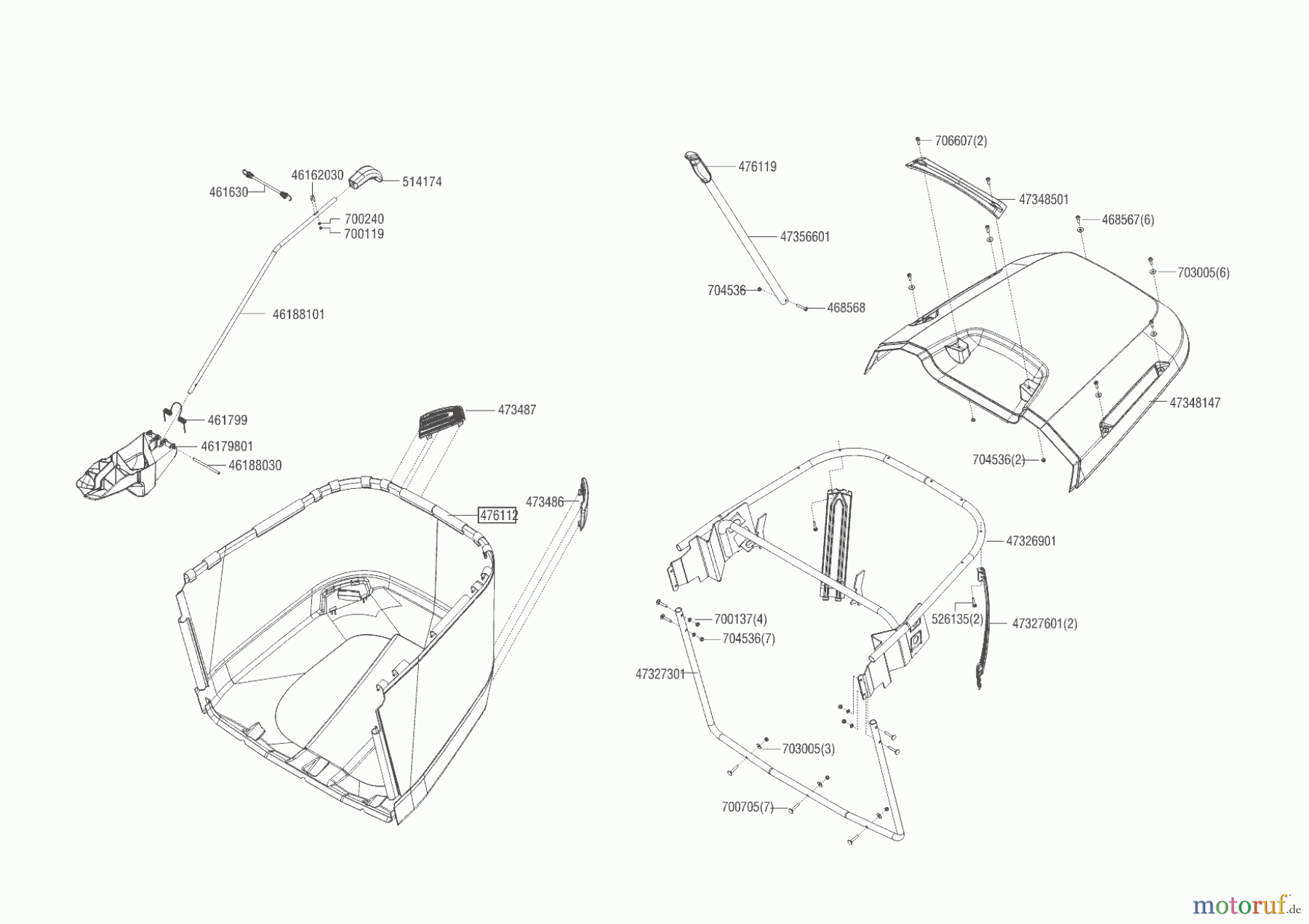Brill Gartentechnik Rasentraktor 95-16 H CROSSOVER ab 02/2019 Seite 8