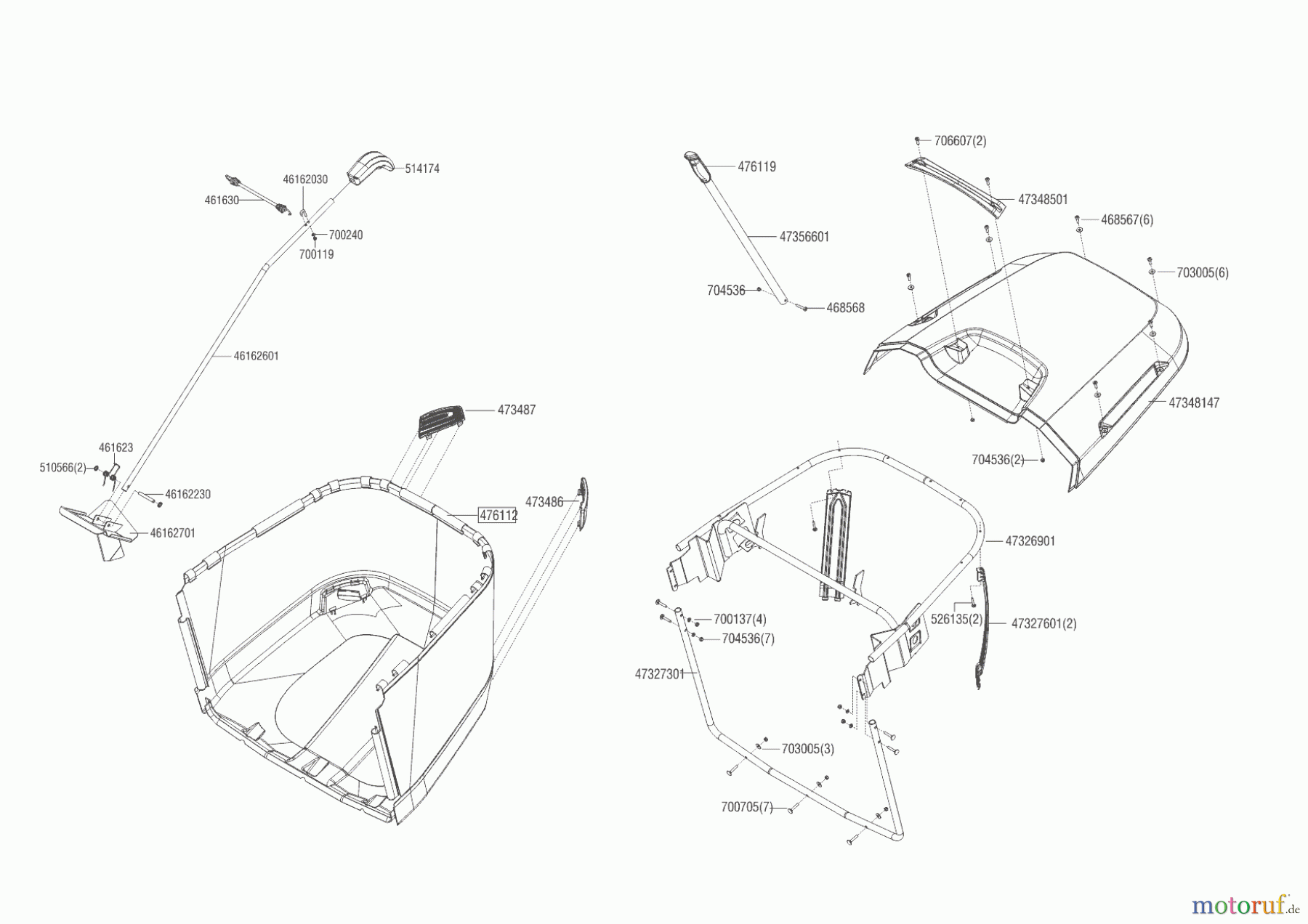  Brill Gartentechnik Rasentraktor T 105/ 18 H Crossover  ab 02/2019 Seite 8