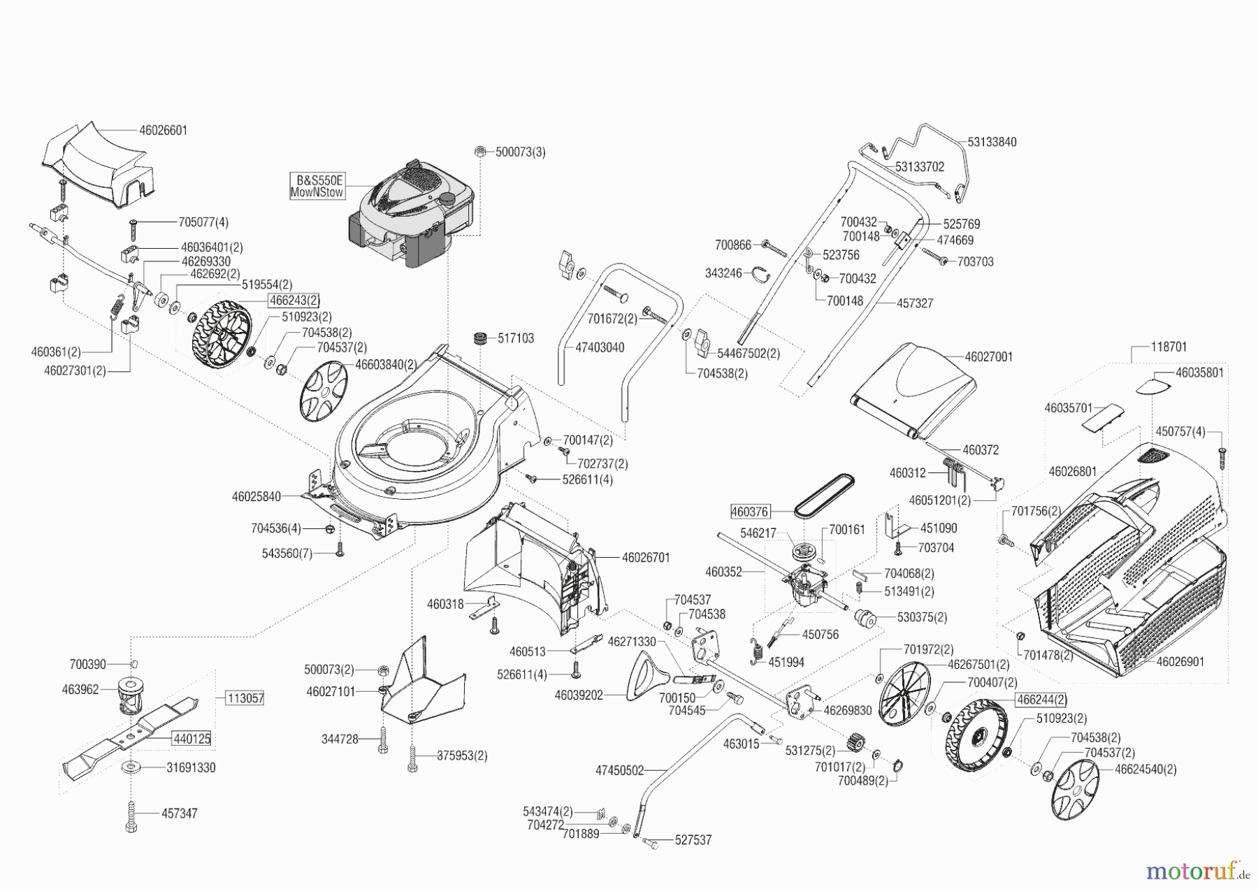  AL-KO Gartentechnik Benzinrasenmäher Plus 3 R  02/2019 Seite 1