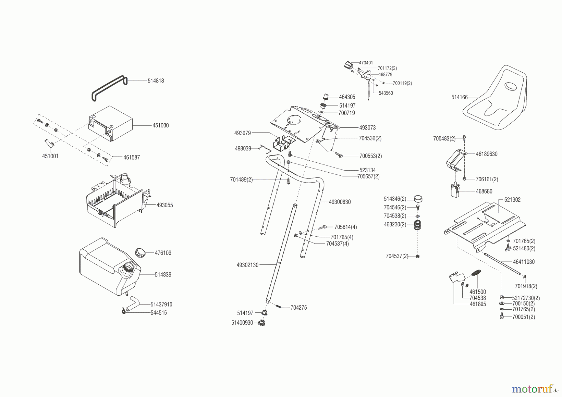 Solo by AL-KO Gartentechnik Rasentraktor T15-93.7 HD-A COMFORT 02/2019 - 04/2020 Seite 7