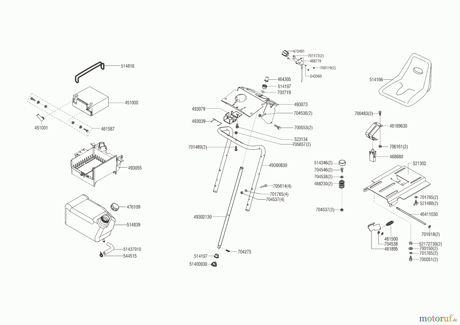 Solo by AL-KO Gartentechnik Rasentraktor T15-103.7 HD-A COMFORT 02/2019 - 04/2020 Seite 7