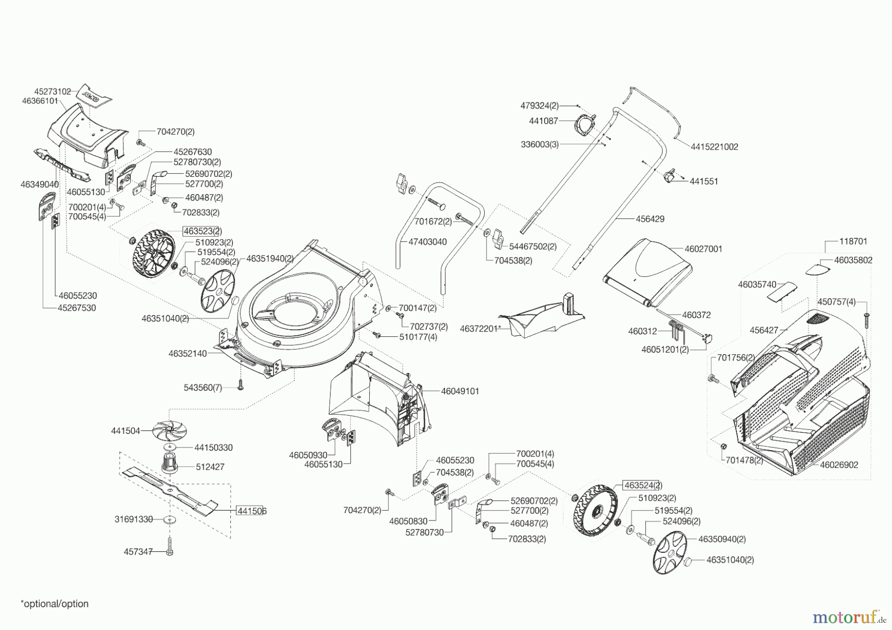  AL-KO Gartentechnik Akkurasenmäher 42.5 LI MOWEO  ab 07/2019 Seite 1