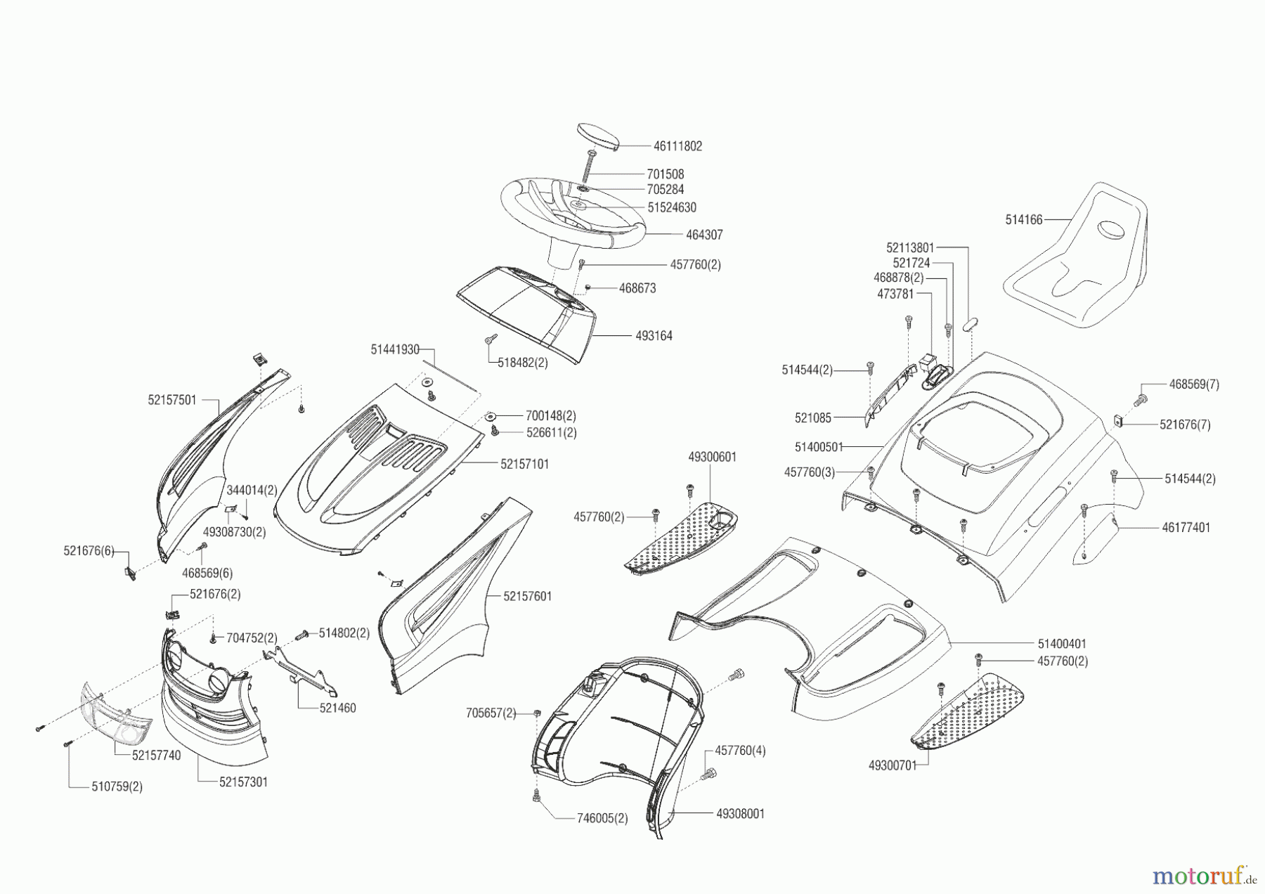  AL-KO Gartentechnik Rasentraktor  T15-93.9 HD-A BLACK EDITION  02/2020 - 04/2020 Seite 1