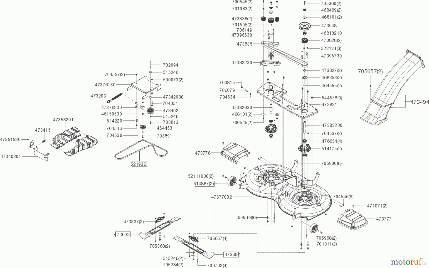 Solo by AL-KO Gartentechnik Rasentraktor T23-125.60 HD V2 ab 03/2020 Seite 6