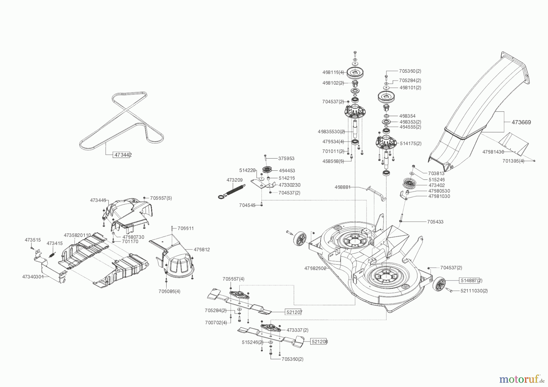 Solo by AL-KO Gartentechnik Rasentraktor T20-105.5 HDE V2 ab 04/2020 Seite 6